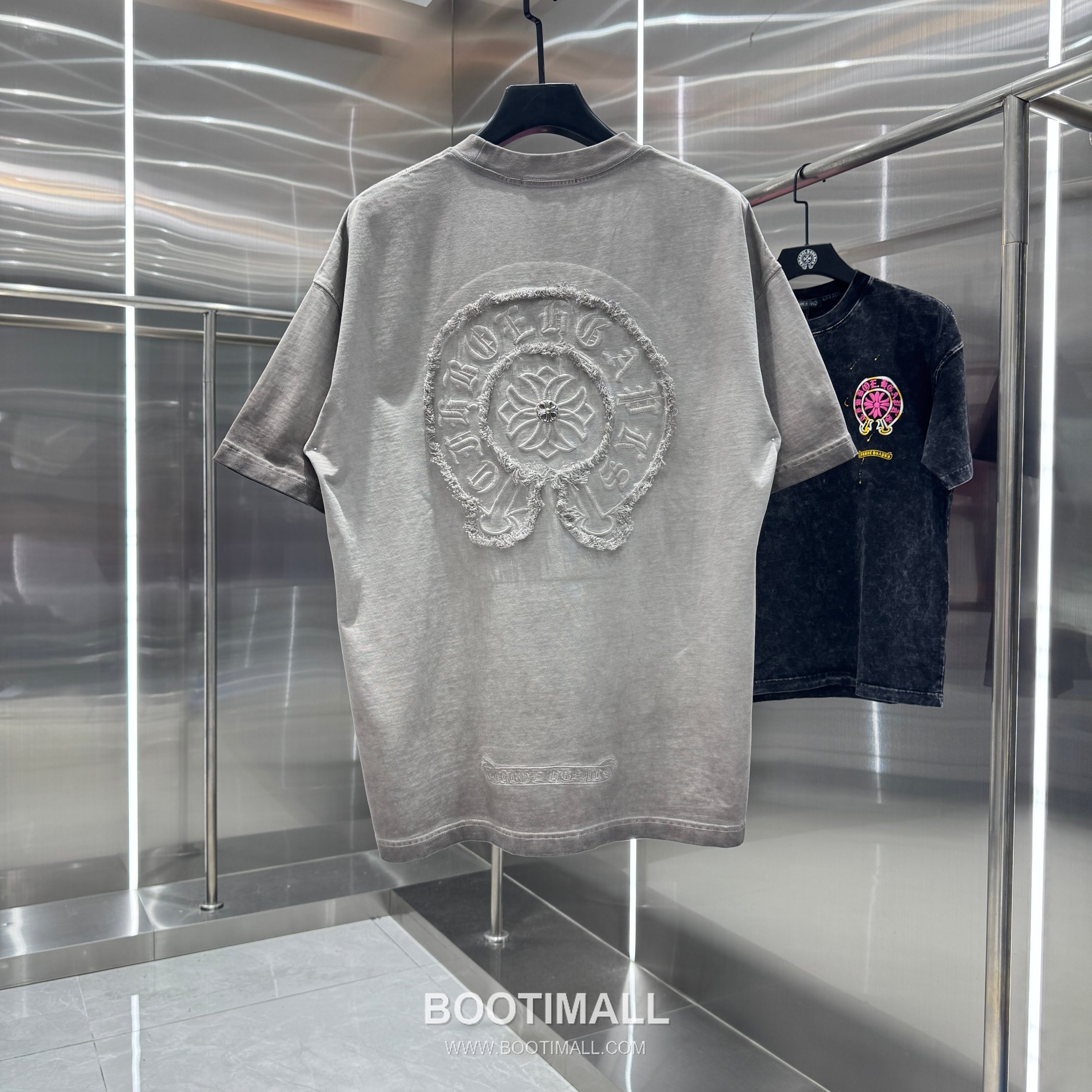 Chrome Hearts Washed Fringe Embroidery Tee Black T-shirt 크롬하츠 워싱 프린지 자수 티 블랙 티셔츠 2