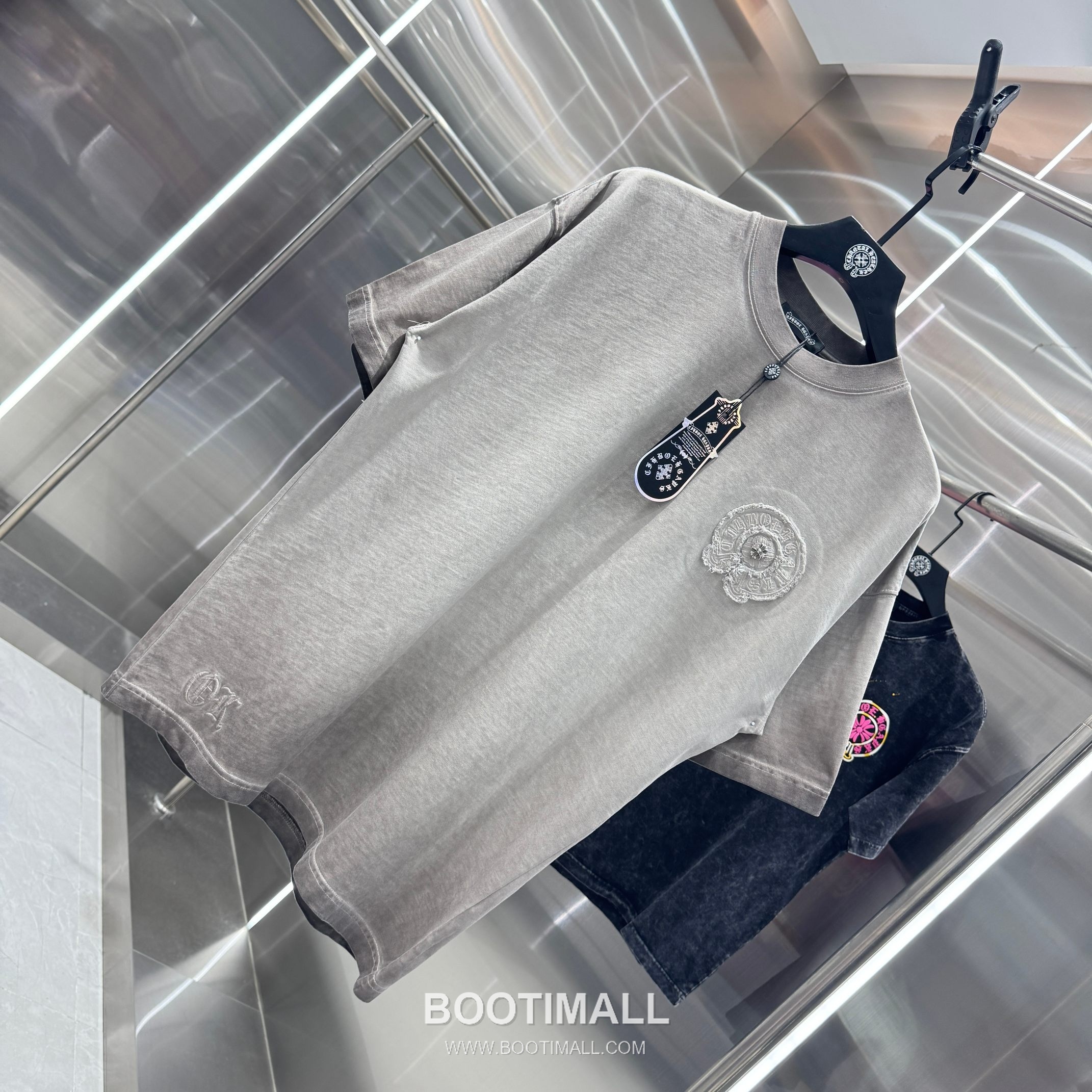 Chrome Hearts Washed Fringe Embroidery Tee Black T-shirt 크롬하츠 워싱 프린지 자수 티 블랙 티셔츠 3