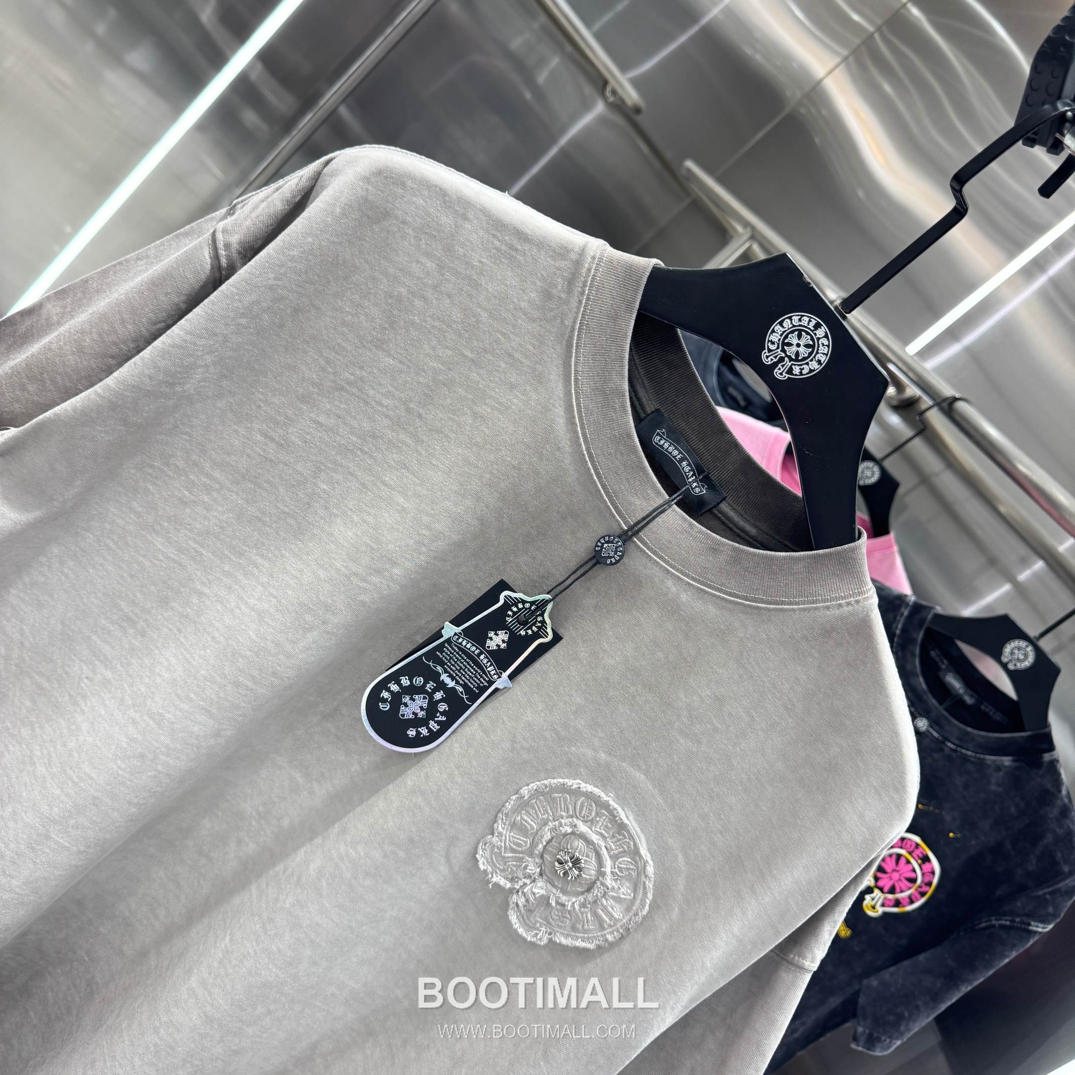 Chrome Hearts Washed Fringe Embroidery Tee Black T-shirt 크롬하츠 워싱 프린지 자수 티 블랙 티셔츠 4