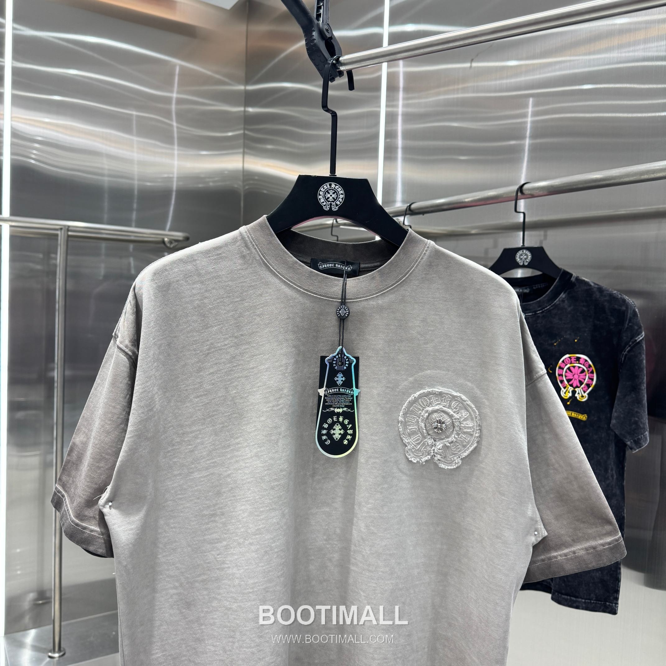 Chrome Hearts Washed Fringe Embroidery Tee Black T-shirt 크롬하츠 워싱 프린지 자수 티 블랙 티셔츠 6