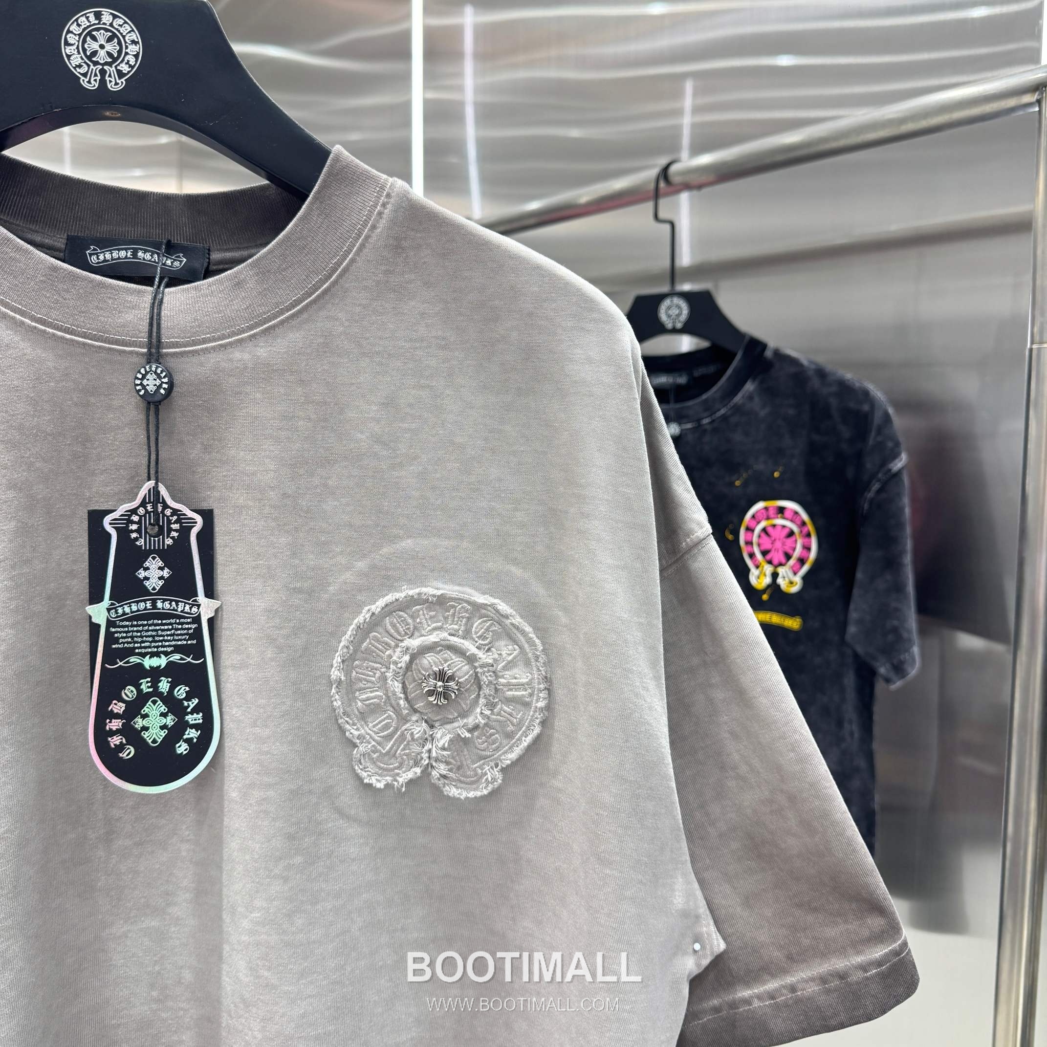 Chrome Hearts Washed Fringe Embroidery Tee Black T-shirt 크롬하츠 워싱 프린지 자수 티 블랙 티셔츠 7