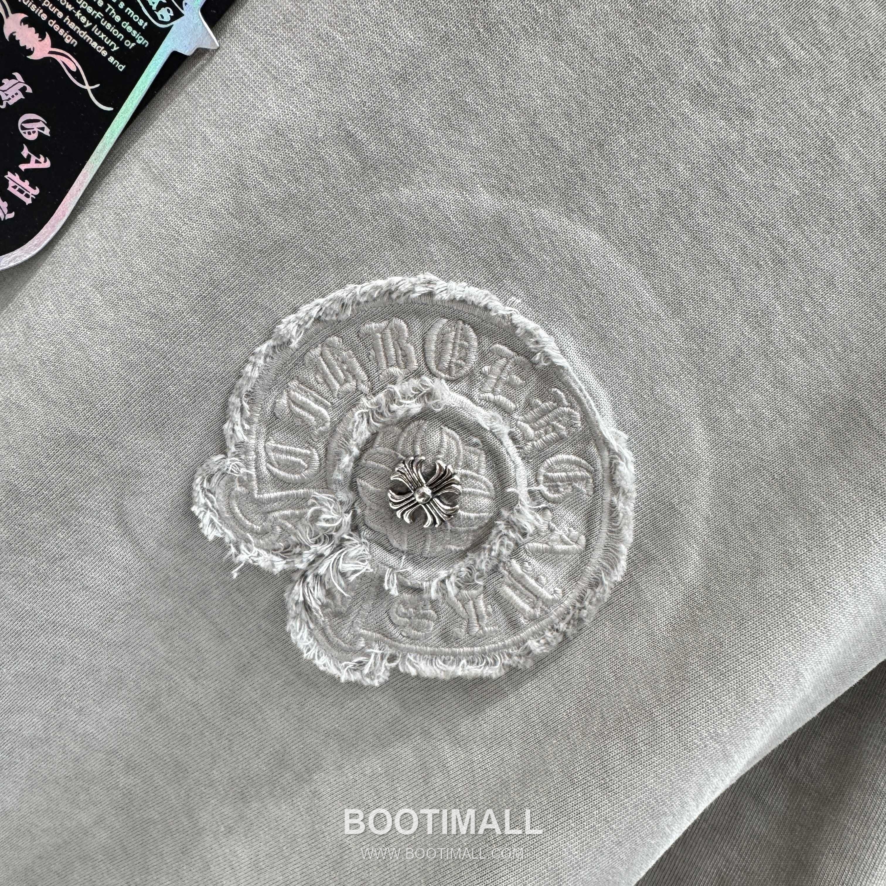 Chrome Hearts Washed Fringe Embroidery Tee Black T-shirt 크롬하츠 워싱 프린지 자수 티 블랙 티셔츠 8