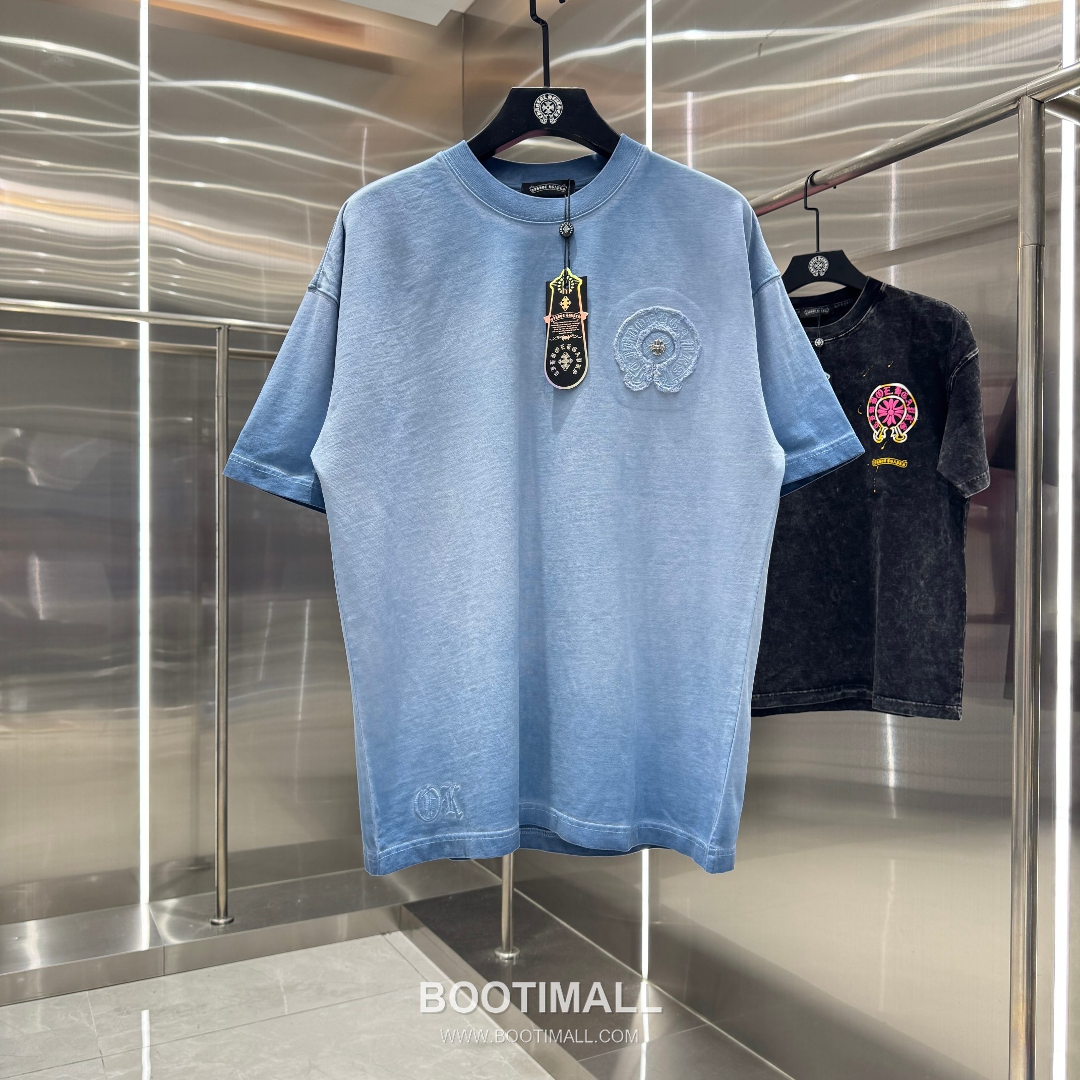 Chrome Hearts Washed Fringe Embroidery Tee Black T-shirt 크롬하츠 워싱 프린지 자수 티 블랙 티셔츠 1