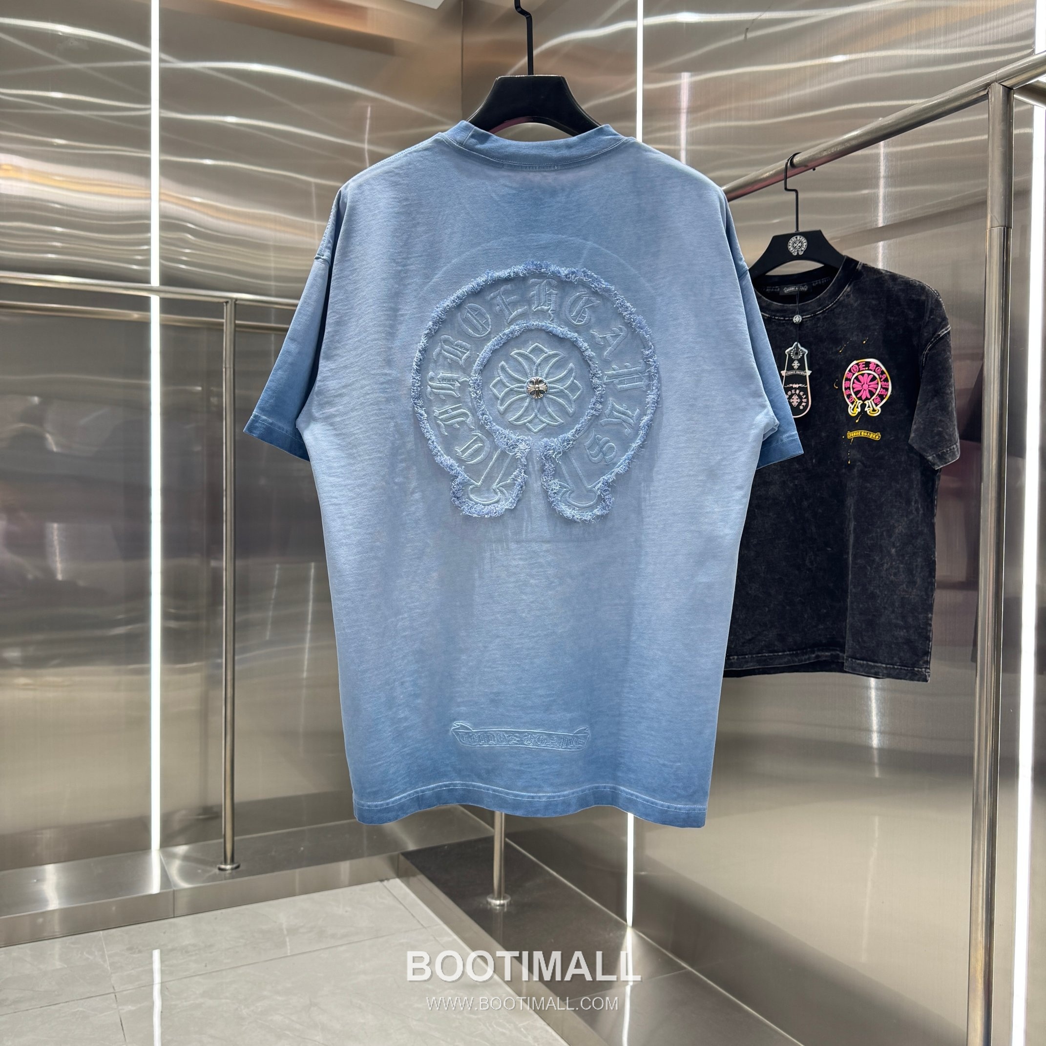 Chrome Hearts Washed Fringe Embroidery Tee Black T-shirt 크롬하츠 워싱 프린지 자수 티 블랙 티셔츠 2