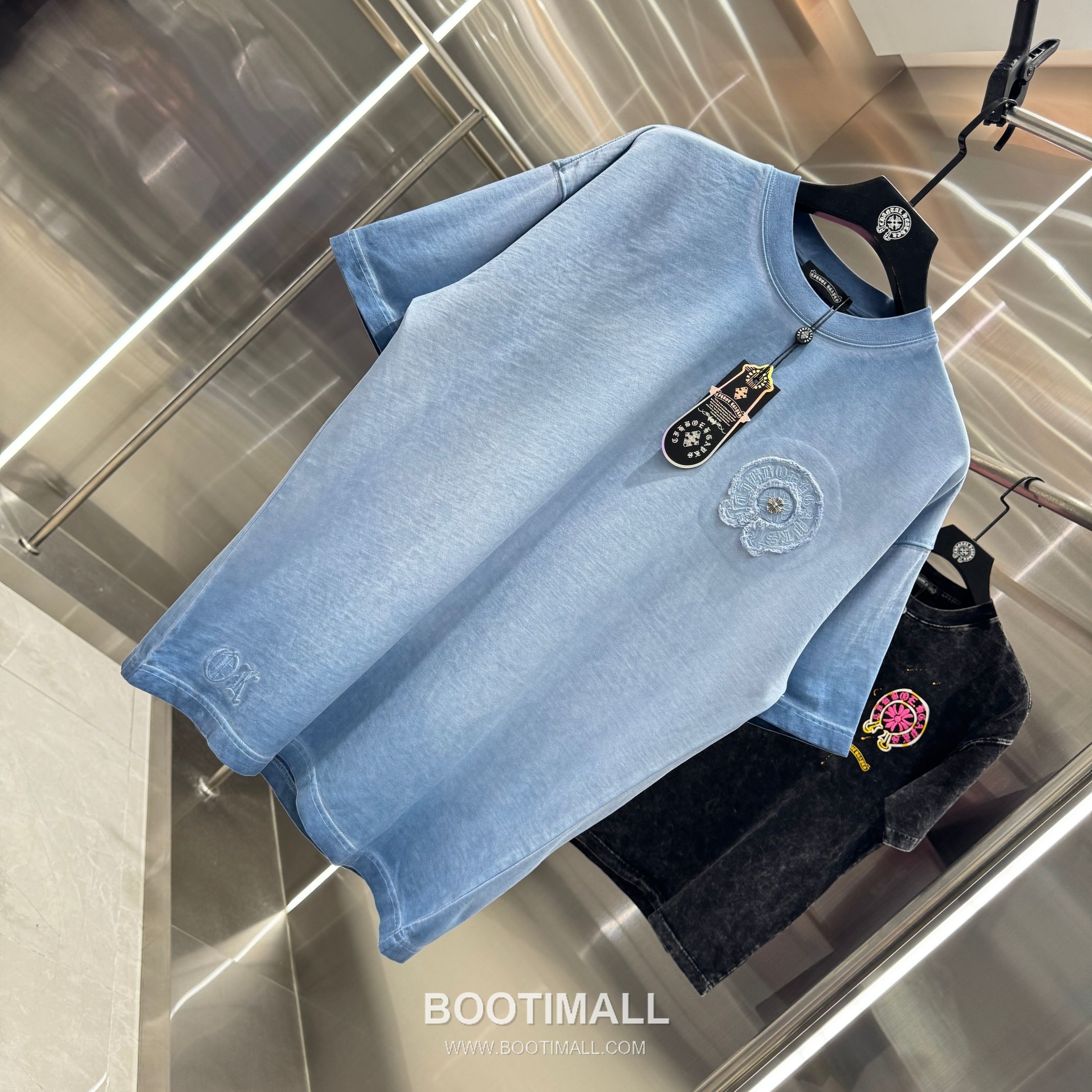 Chrome Hearts Washed Fringe Embroidery Tee Black T-shirt 크롬하츠 워싱 프린지 자수 티 블랙 티셔츠 3