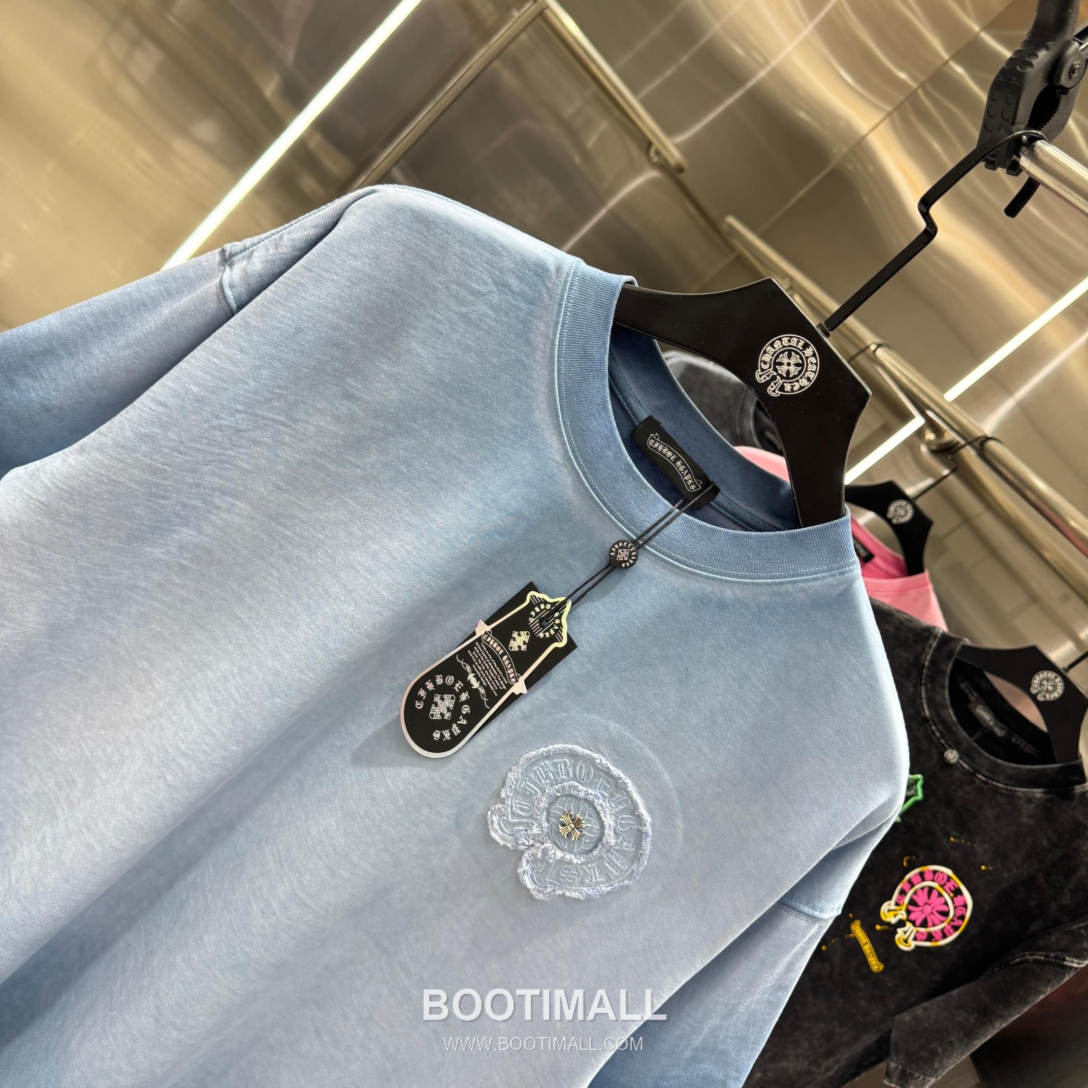 Chrome Hearts Washed Fringe Embroidery Tee Black T-shirt 크롬하츠 워싱 프린지 자수 티 블랙 티셔츠 4