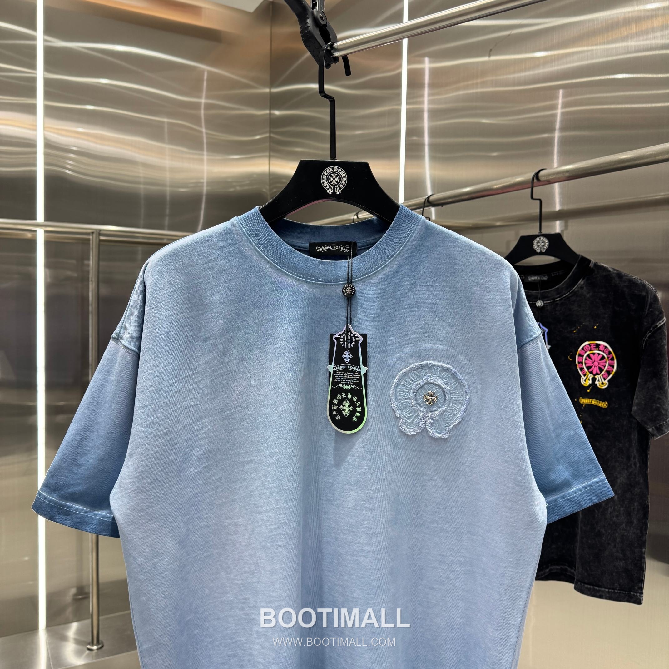 Chrome Hearts Washed Fringe Embroidery Tee Black T-shirt 크롬하츠 워싱 프린지 자수 티 블랙 티셔츠 6