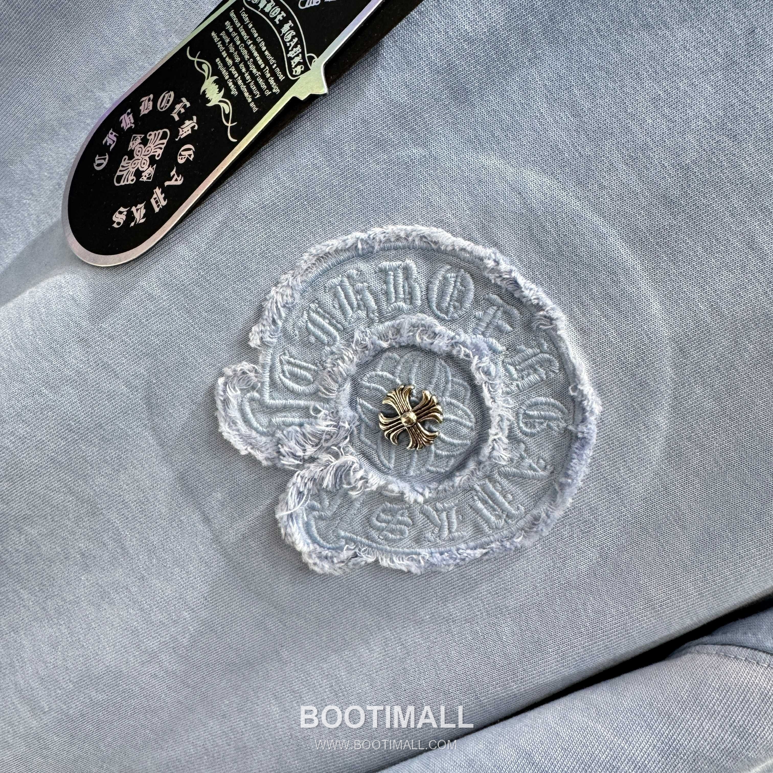 Chrome Hearts Washed Fringe Embroidery Tee Black T-shirt 크롬하츠 워싱 프린지 자수 티 블랙 티셔츠 8