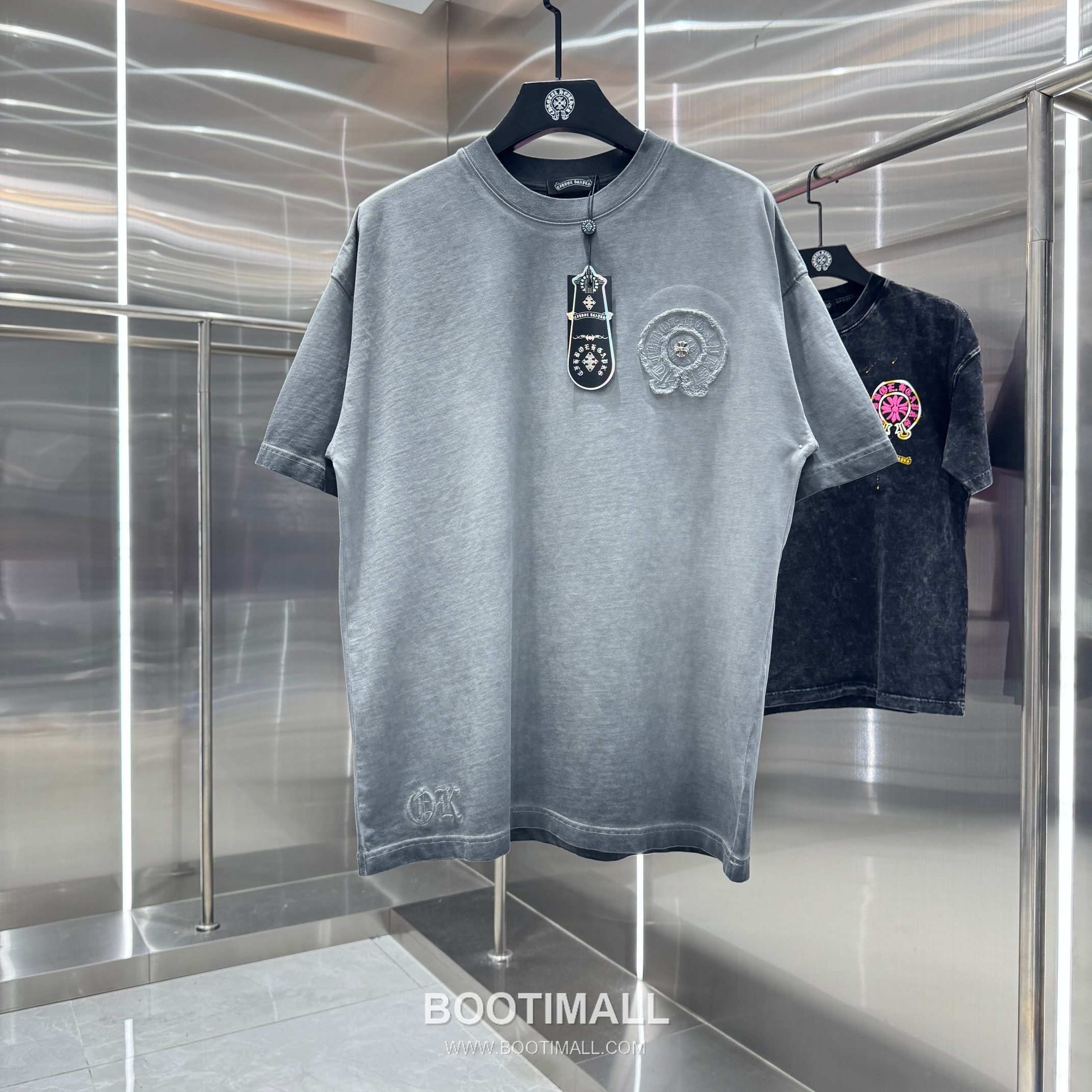 Chrome Hearts Washed Fringe Embroidery Tee Black T-shirt 크롬하츠 워싱 프린지 자수 티 블랙 티셔츠 1