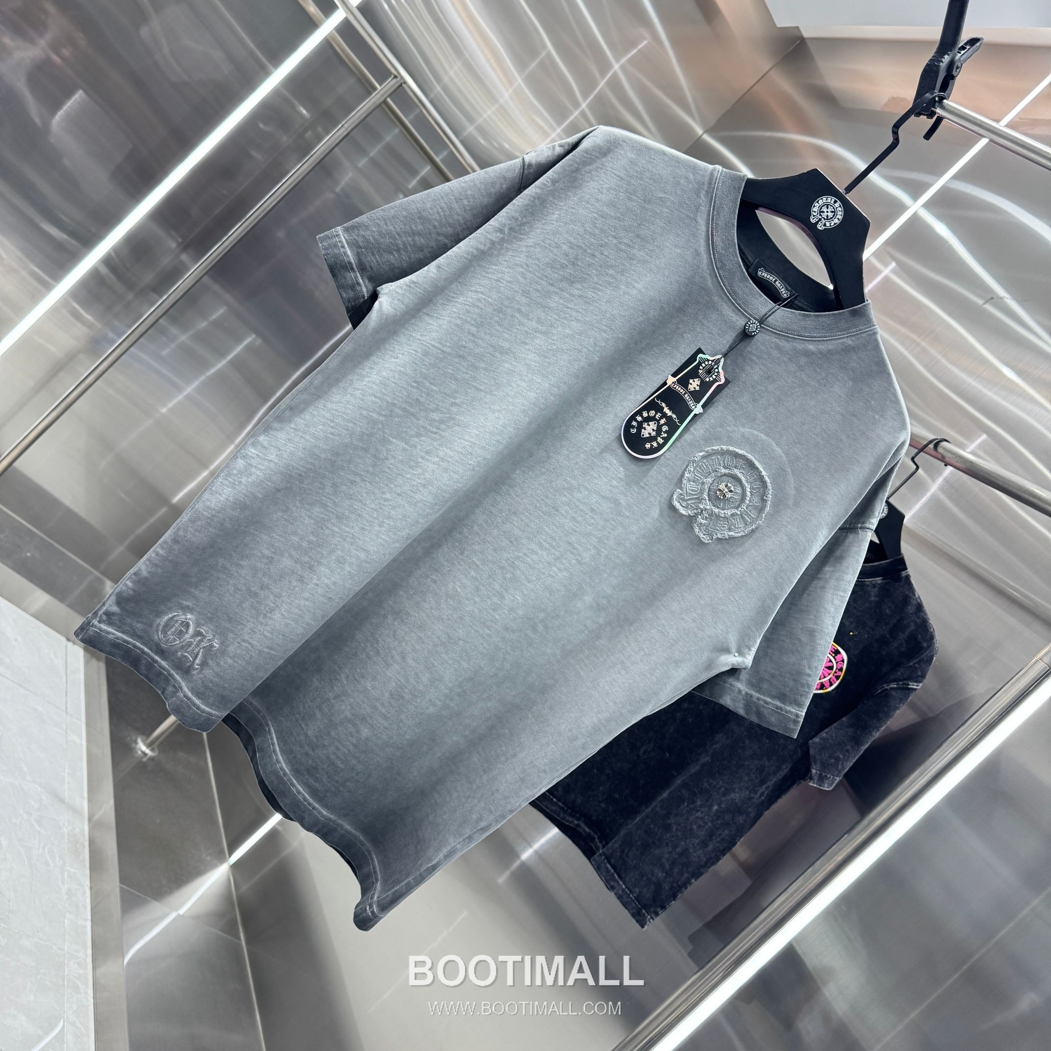 Chrome Hearts Washed Fringe Embroidery Tee Black T-shirt 크롬하츠 워싱 프린지 자수 티 블랙 티셔츠 3