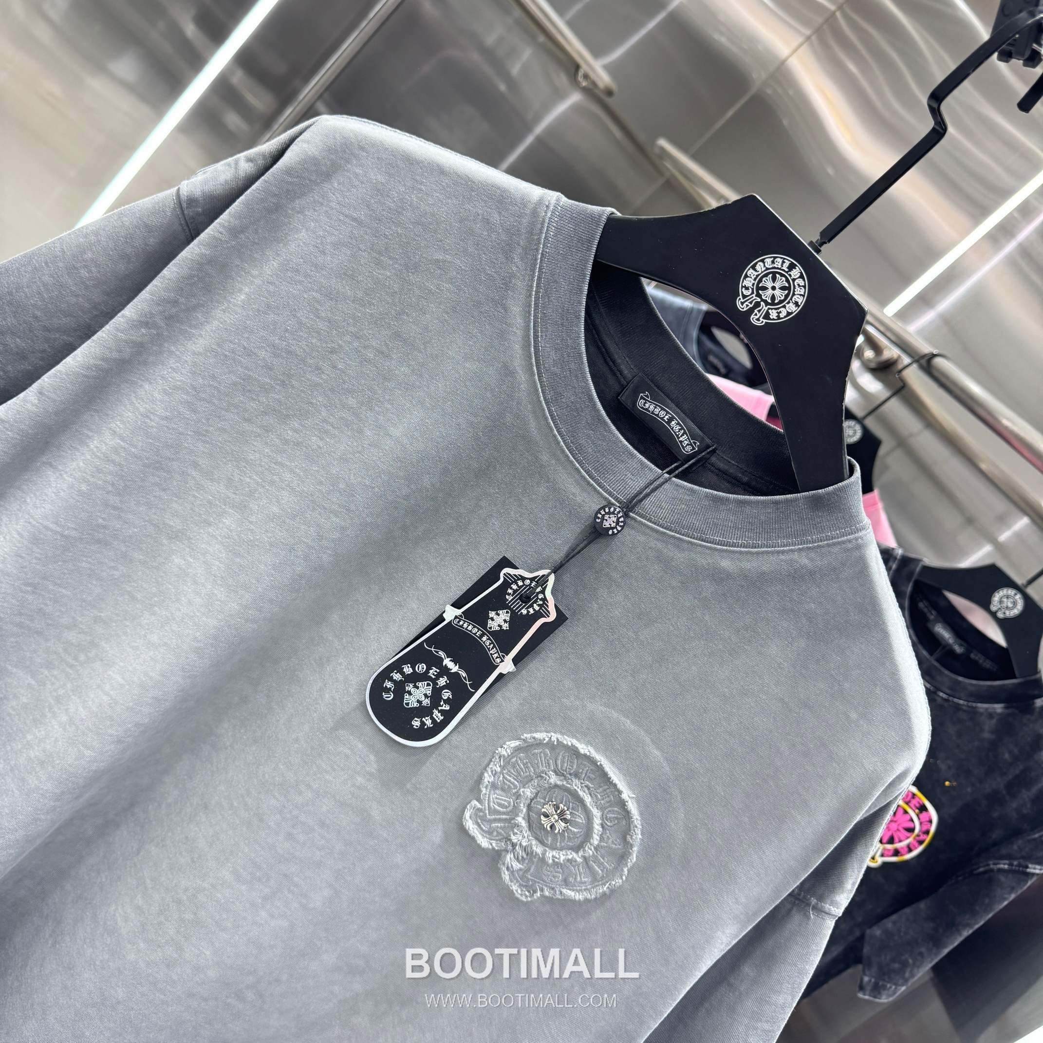 Chrome Hearts Washed Fringe Embroidery Tee Black T-shirt 크롬하츠 워싱 프린지 자수 티 블랙 티셔츠 4