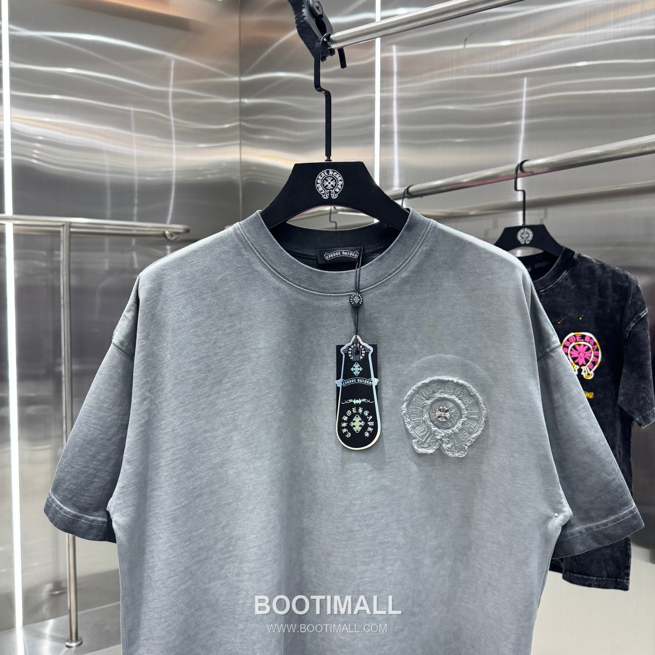 Chrome Hearts Washed Fringe Embroidery Tee Black T-shirt 크롬하츠 워싱 프린지 자수 티 블랙 티셔츠 6