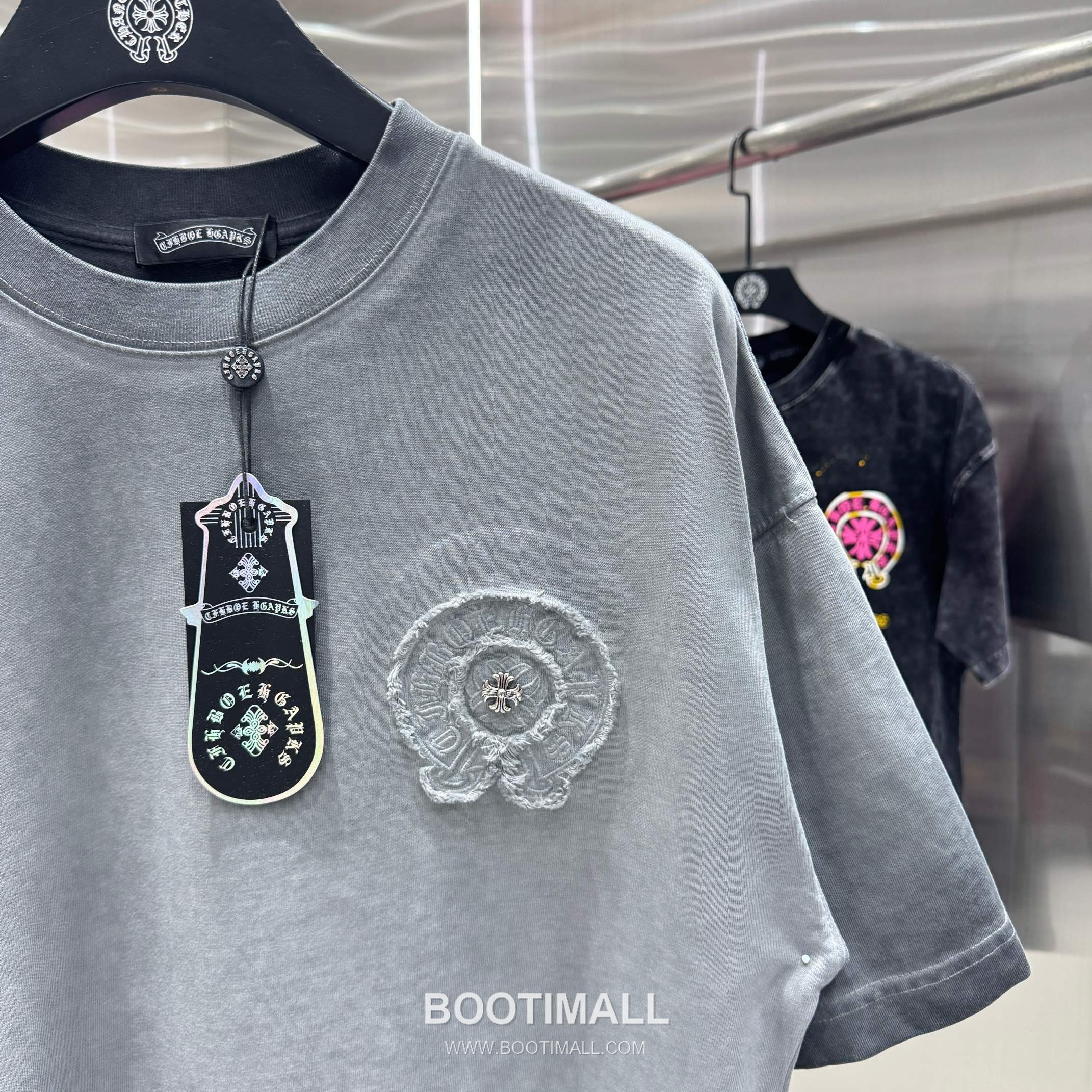 Chrome Hearts Washed Fringe Embroidery Tee Black T-shirt 크롬하츠 워싱 프린지 자수 티 블랙 티셔츠 7