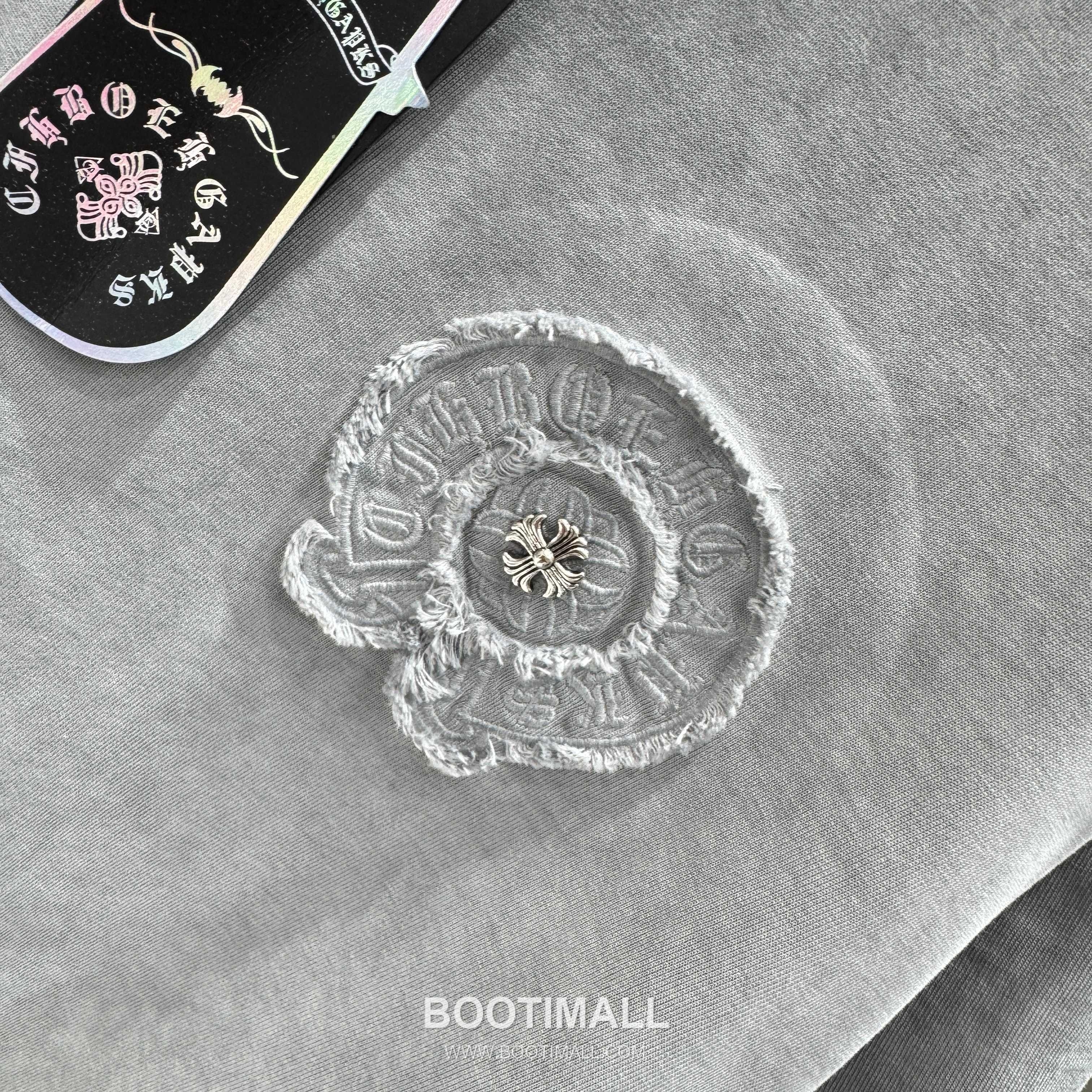 Chrome Hearts Washed Fringe Embroidery Tee Black T-shirt 크롬하츠 워싱 프린지 자수 티 블랙 티셔츠 8