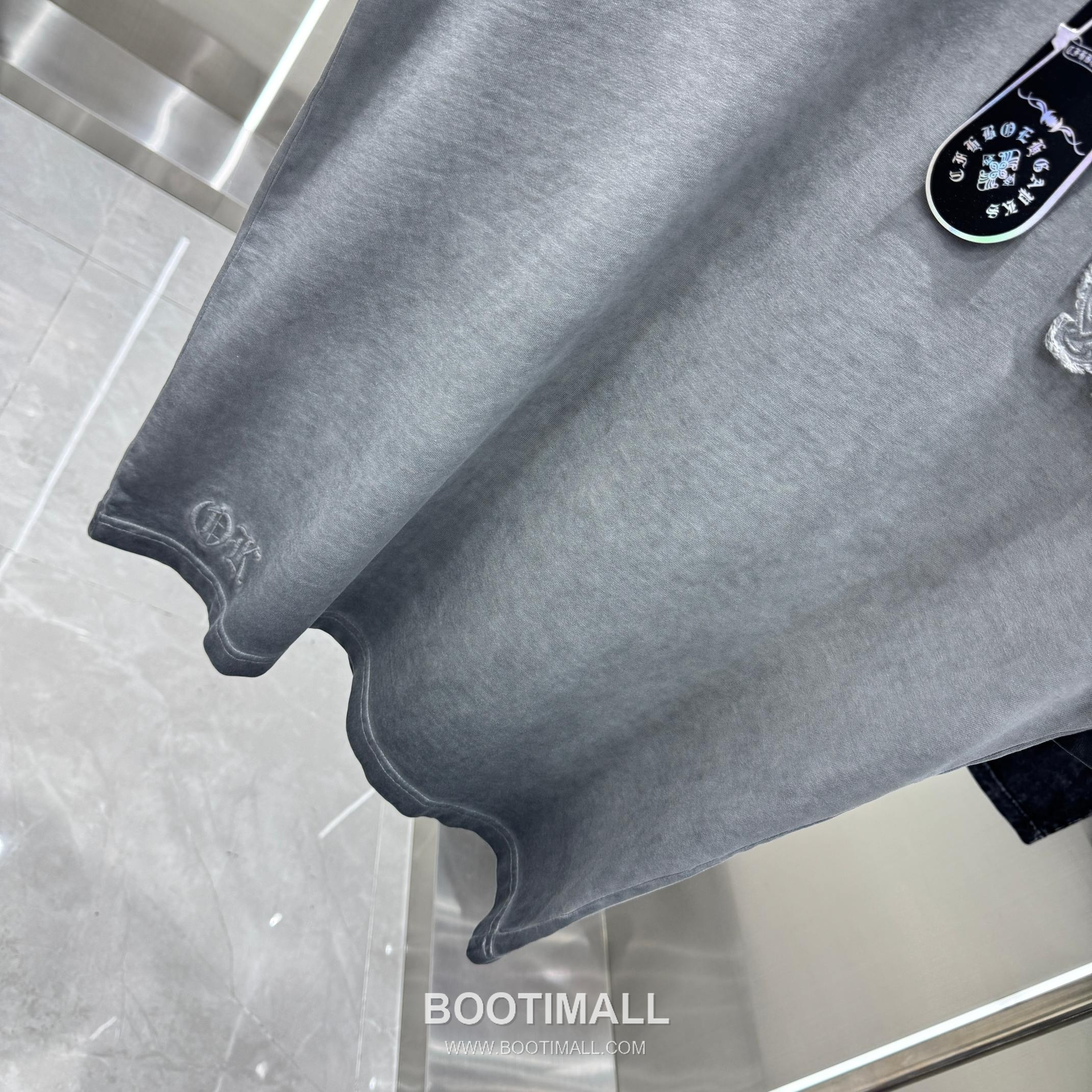 Chrome Hearts Washed Fringe Embroidery Tee Black T-shirt 크롬하츠 워싱 프린지 자수 티 블랙 티셔츠 9