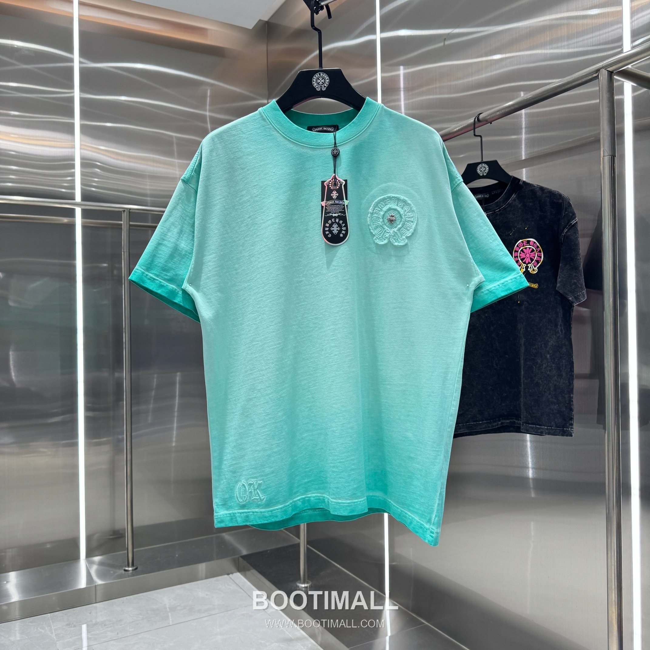 Chrome Hearts Washed Fringe Embroidery Tee Black T-shirt 크롬하츠 워싱 프린지 자수 티 블랙 티셔츠 1