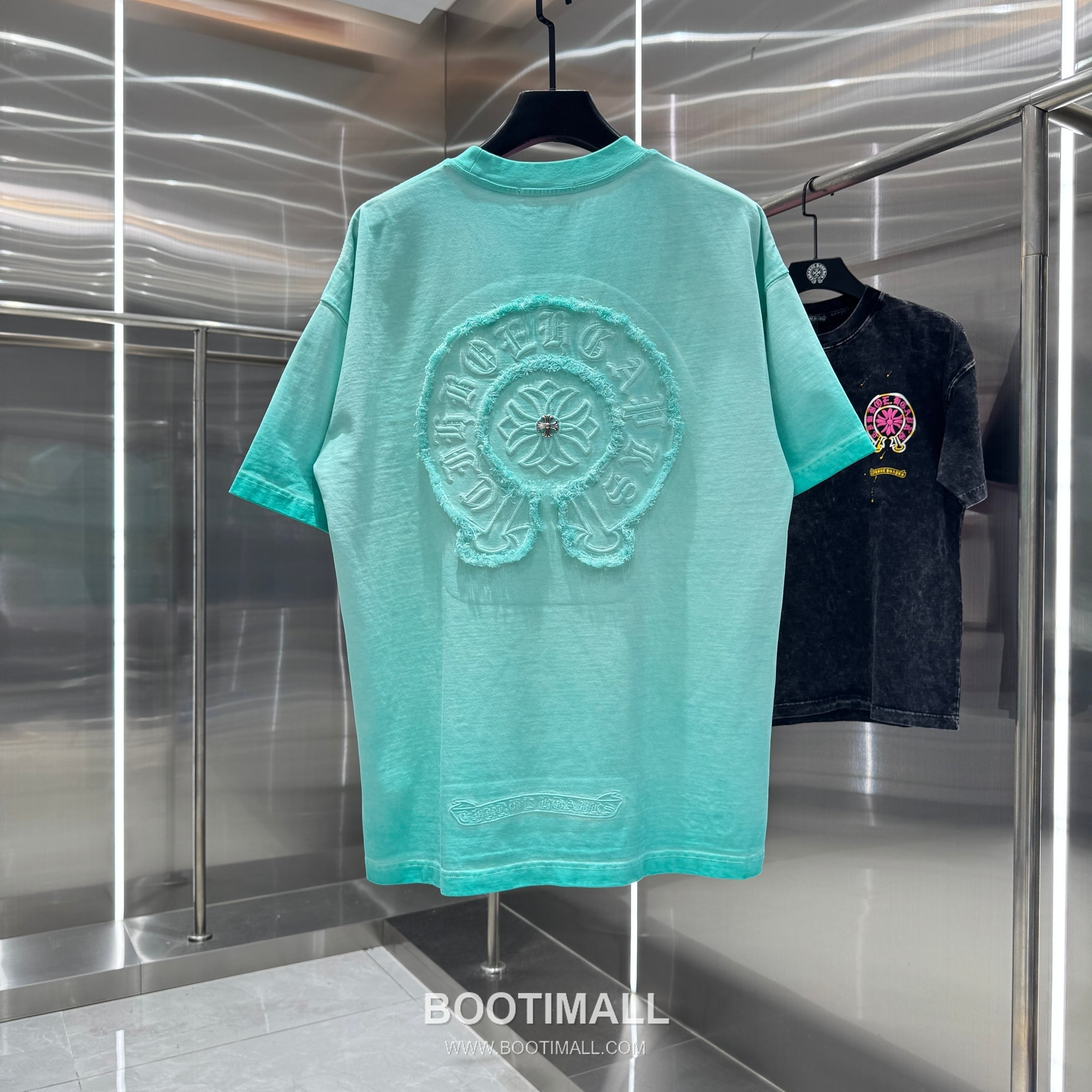 Chrome Hearts Washed Fringe Embroidery Tee Black T-shirt 크롬하츠 워싱 프린지 자수 티 블랙 티셔츠 2