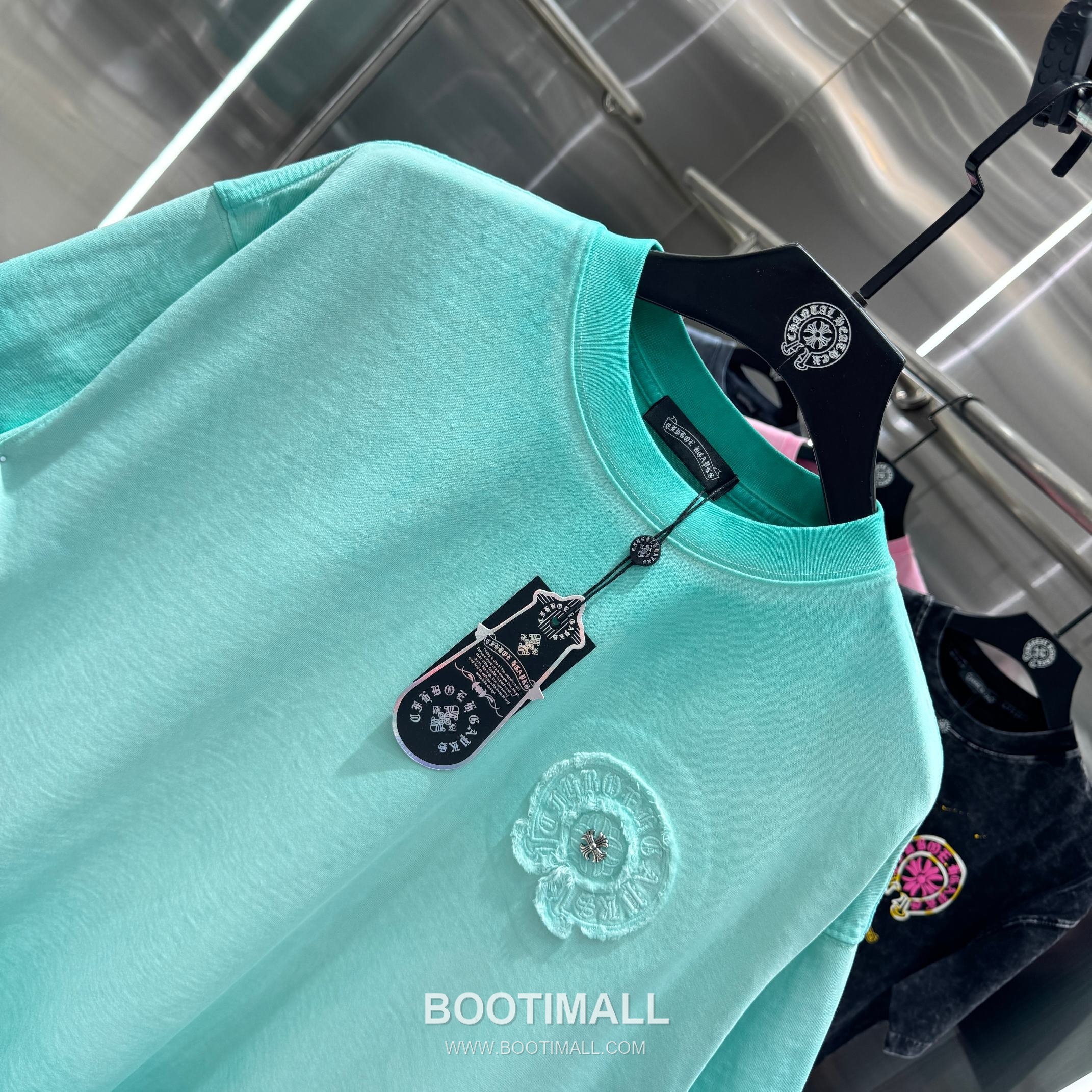 Chrome Hearts Washed Fringe Embroidery Tee Black T-shirt 크롬하츠 워싱 프린지 자수 티 블랙 티셔츠 4