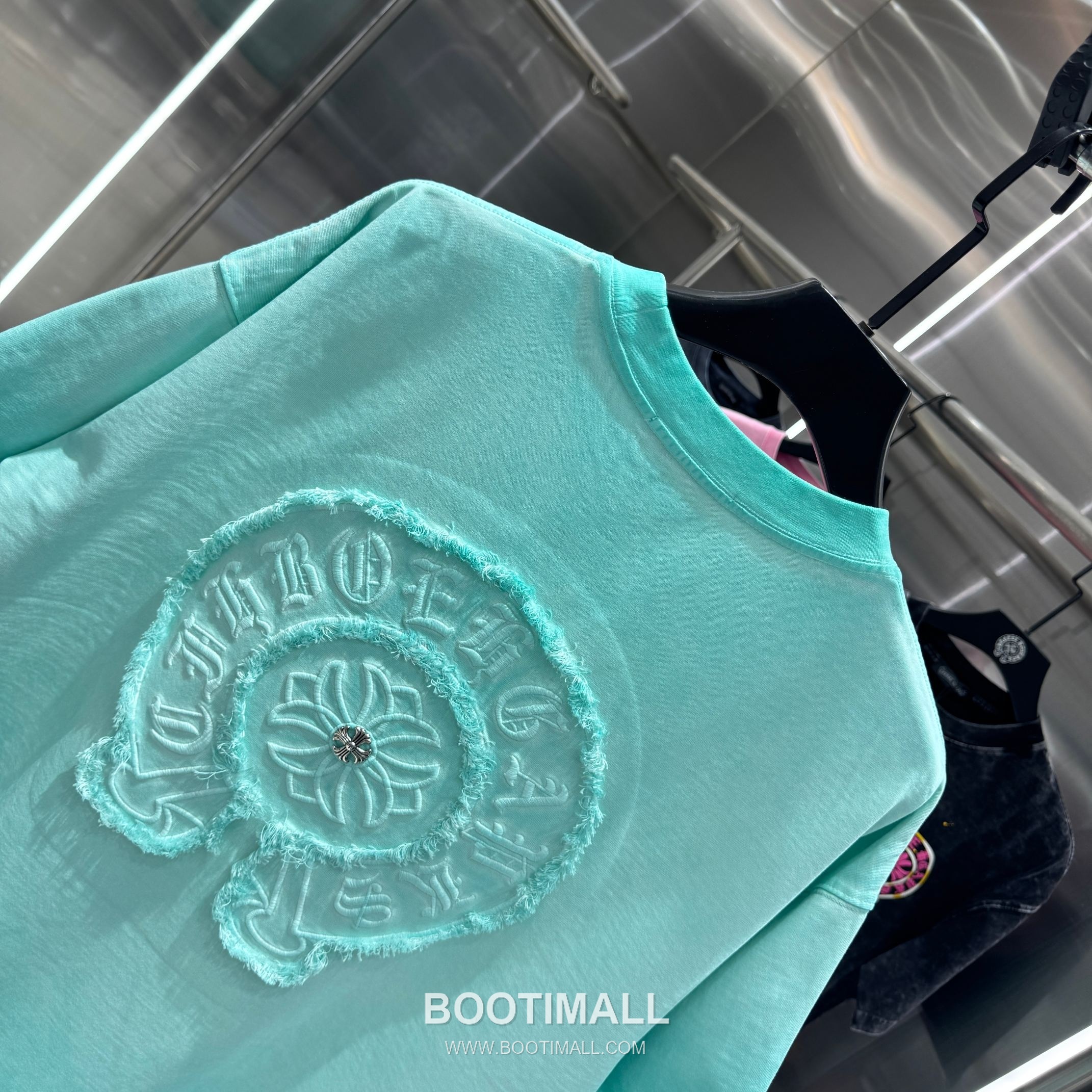 Chrome Hearts Washed Fringe Embroidery Tee Black T-shirt 크롬하츠 워싱 프린지 자수 티 블랙 티셔츠 5