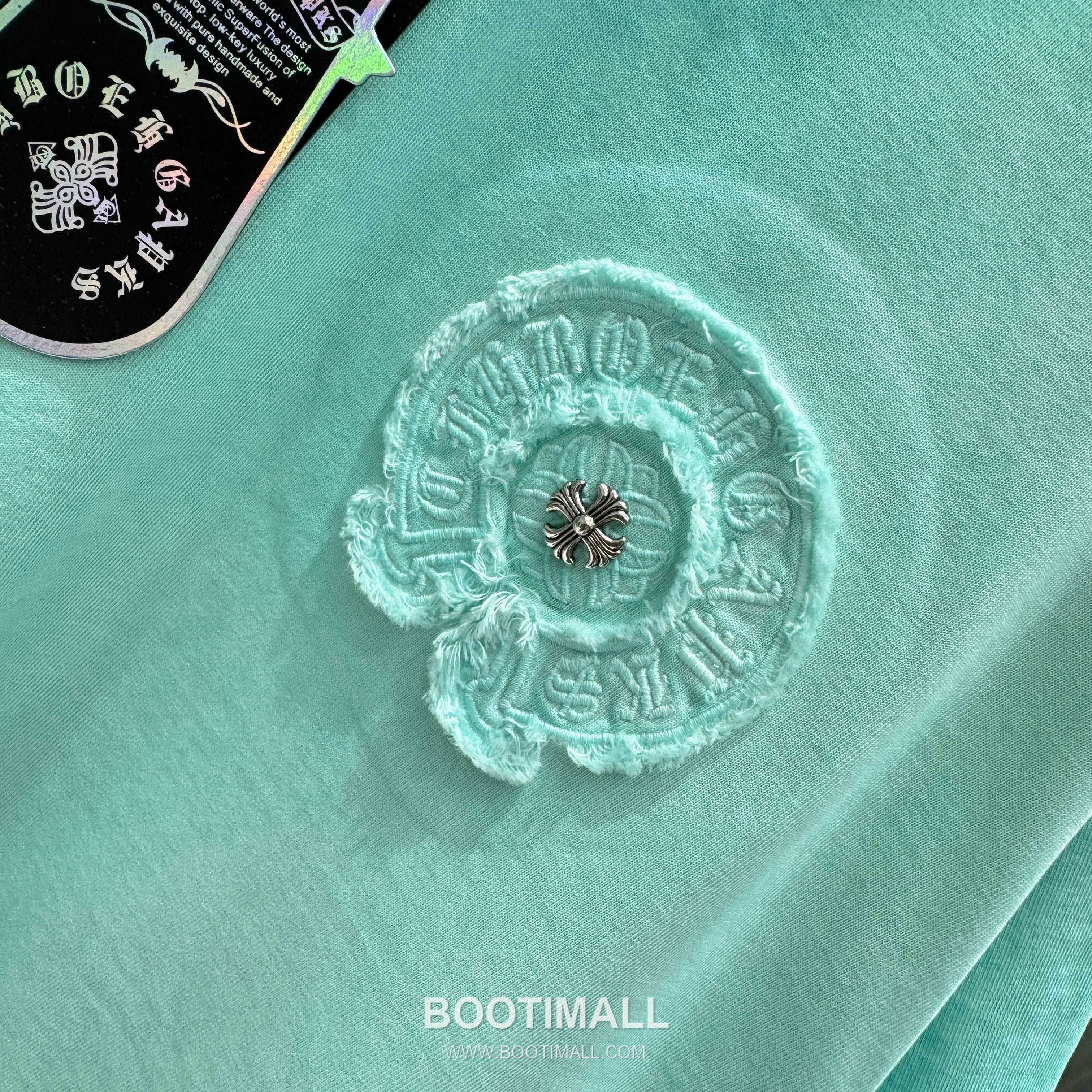 Chrome Hearts Washed Fringe Embroidery Tee Black T-shirt 크롬하츠 워싱 프린지 자수 티 블랙 티셔츠 8