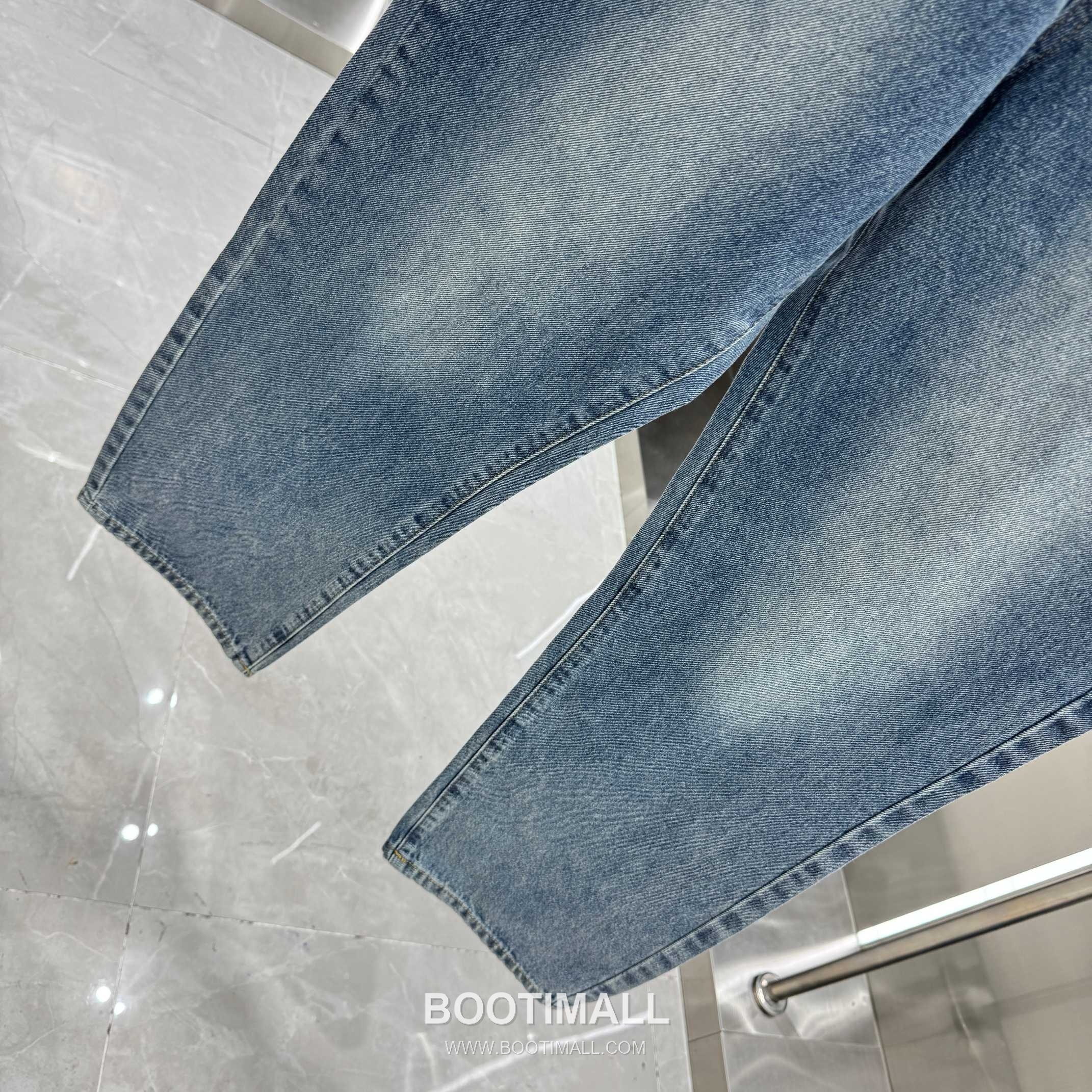 Louis Vuitton Letter Print Straight Jeans Denim Blue Pants 루이비통 레터 프린트 스트레이트 진 데님 블루 팬츠 9