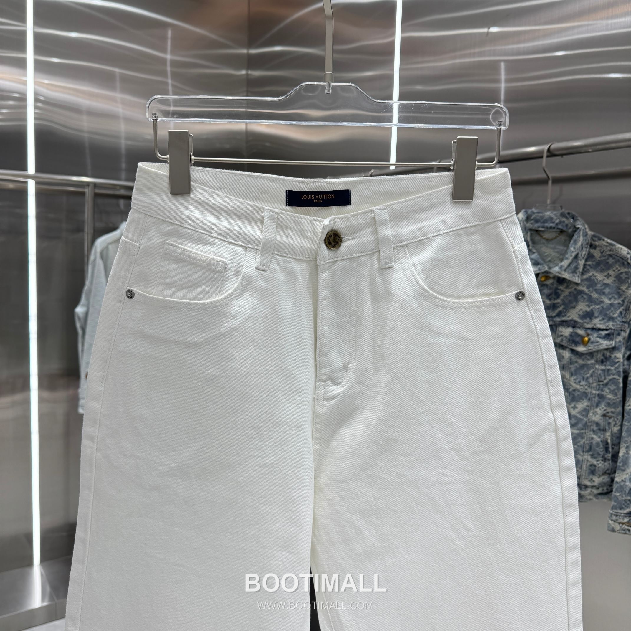 Louis Vuitton Letter Print Straight Jeans Denim Blue Pants 루이비통 레터 프린트 스트레이트 진 데님 블루 팬츠 6