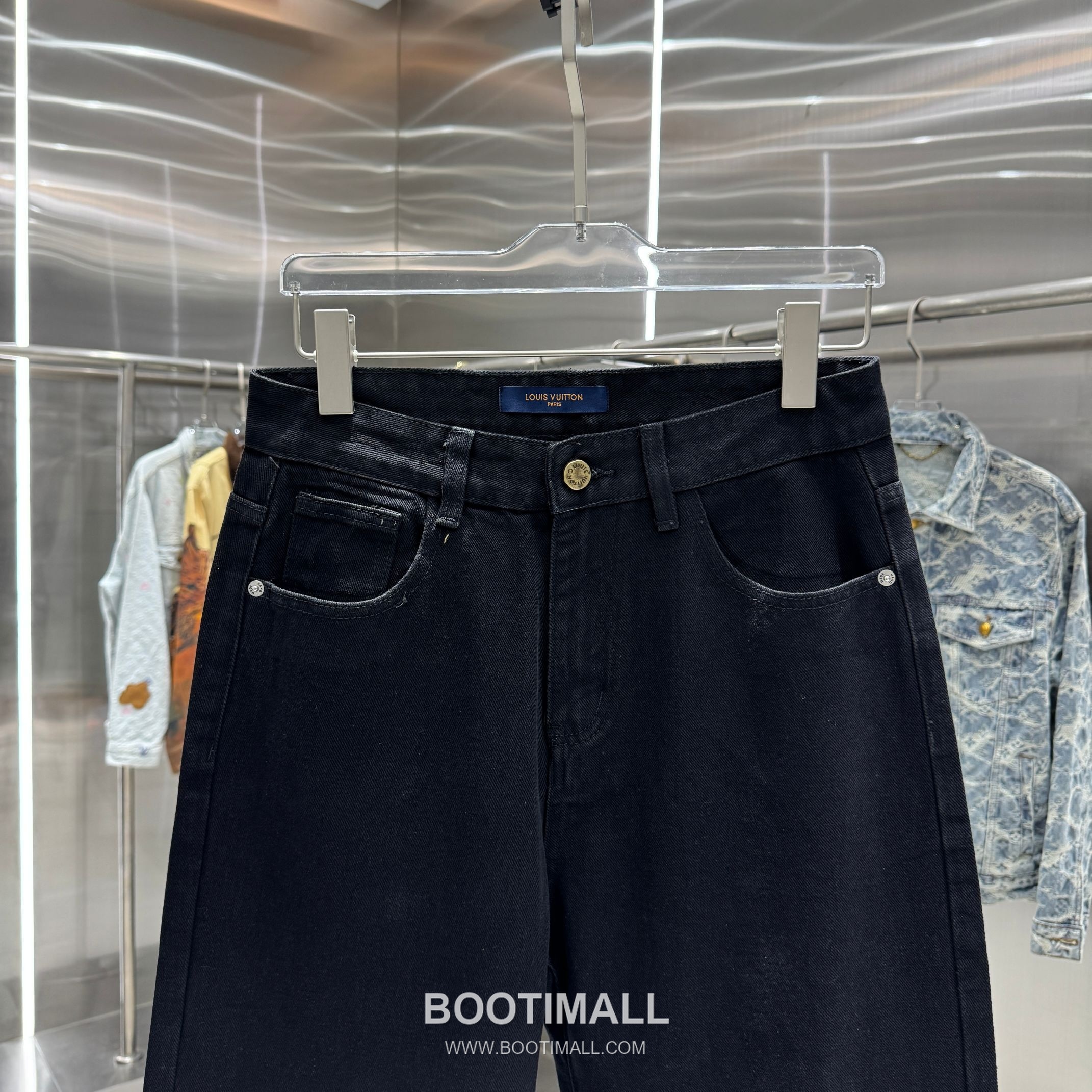 Louis Vuitton Letter Print Straight Jeans Denim Blue Pants 루이비통 레터 프린트 스트레이트 진 데님 블루 팬츠 6