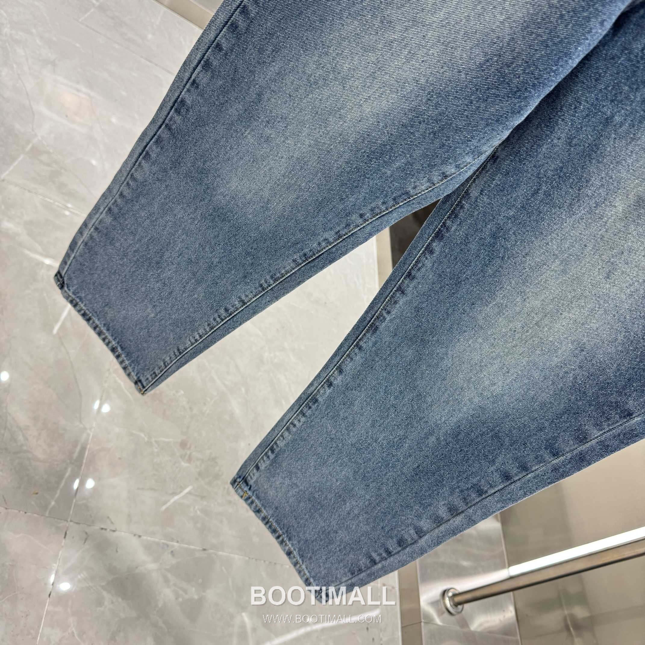 Louis Vuitton Letter Print Straight Jeans Denim Blue Pants 루이비통 레터 프린트 스트레이트 진 데님 블루 팬츠 9