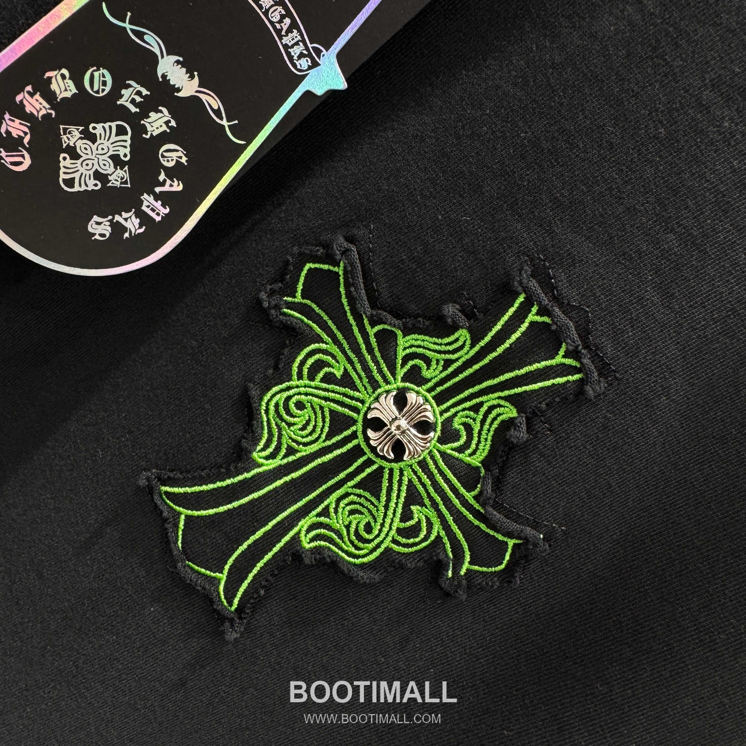 Chrome Hearts Washed Patch Embroidery Tee Black T-Shirt 크롬하츠 워싱 패치 자수 티 블랙 티셔츠 8