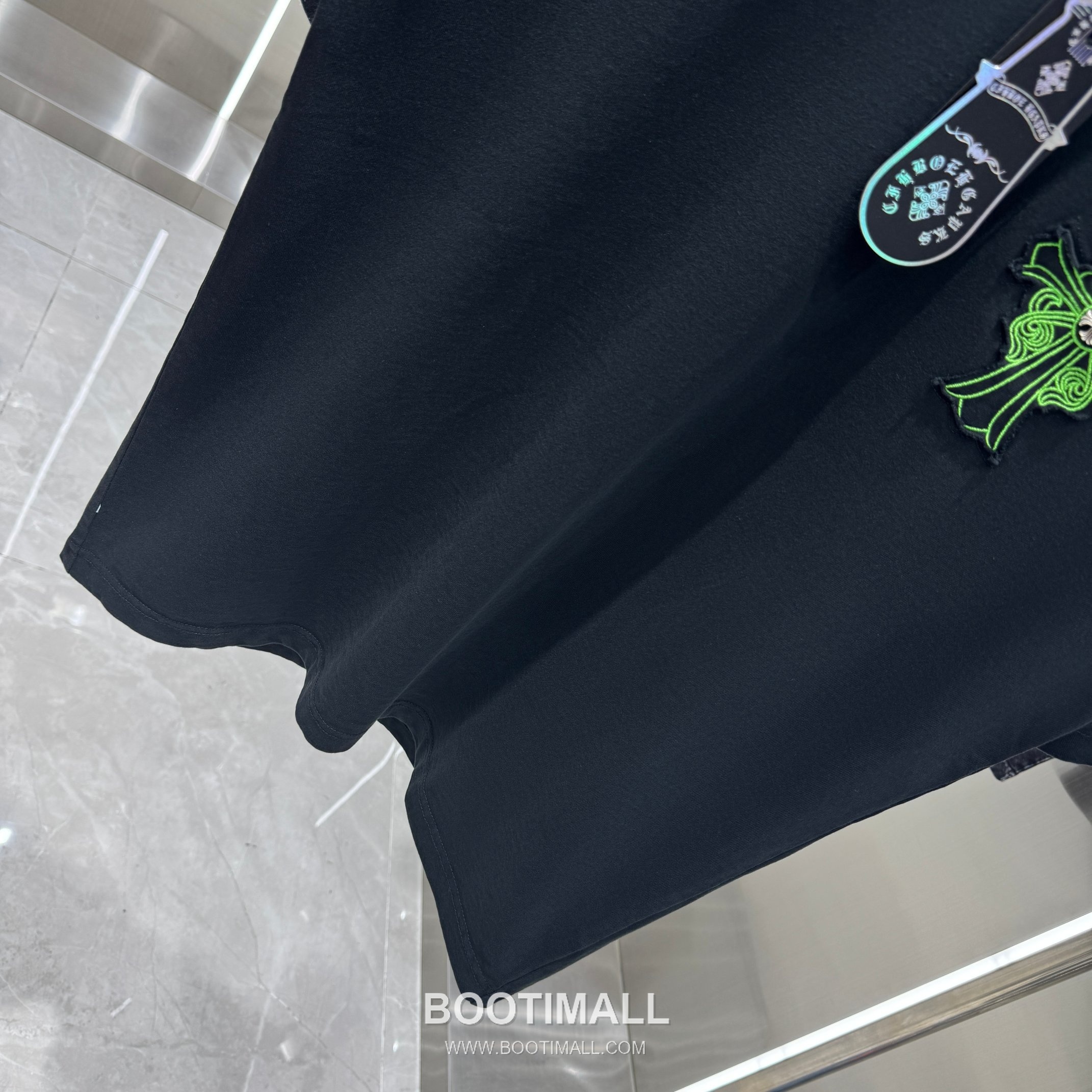 Chrome Hearts Washed Patch Embroidery Tee Black T-Shirt 크롬하츠 워싱 패치 자수 티 블랙 티셔츠 9