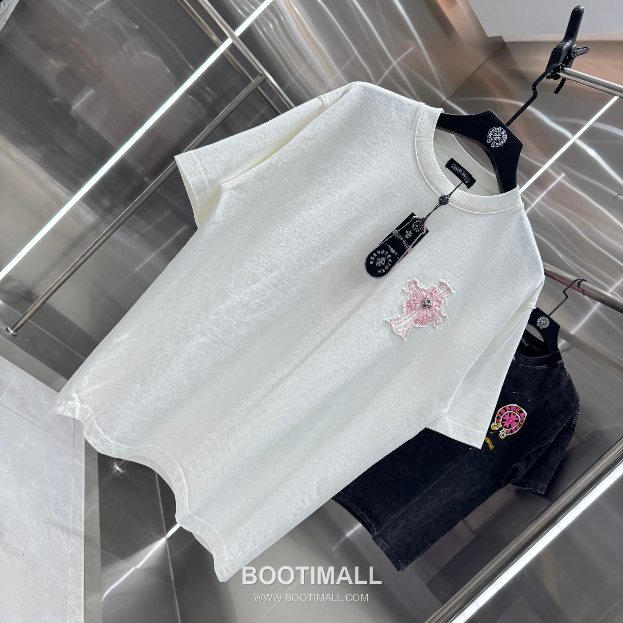 Chrome Hearts Washed Patch Embroidery Tee Black T-Shirt 크롬하츠 워싱 패치 자수 티 블랙 티셔츠 3