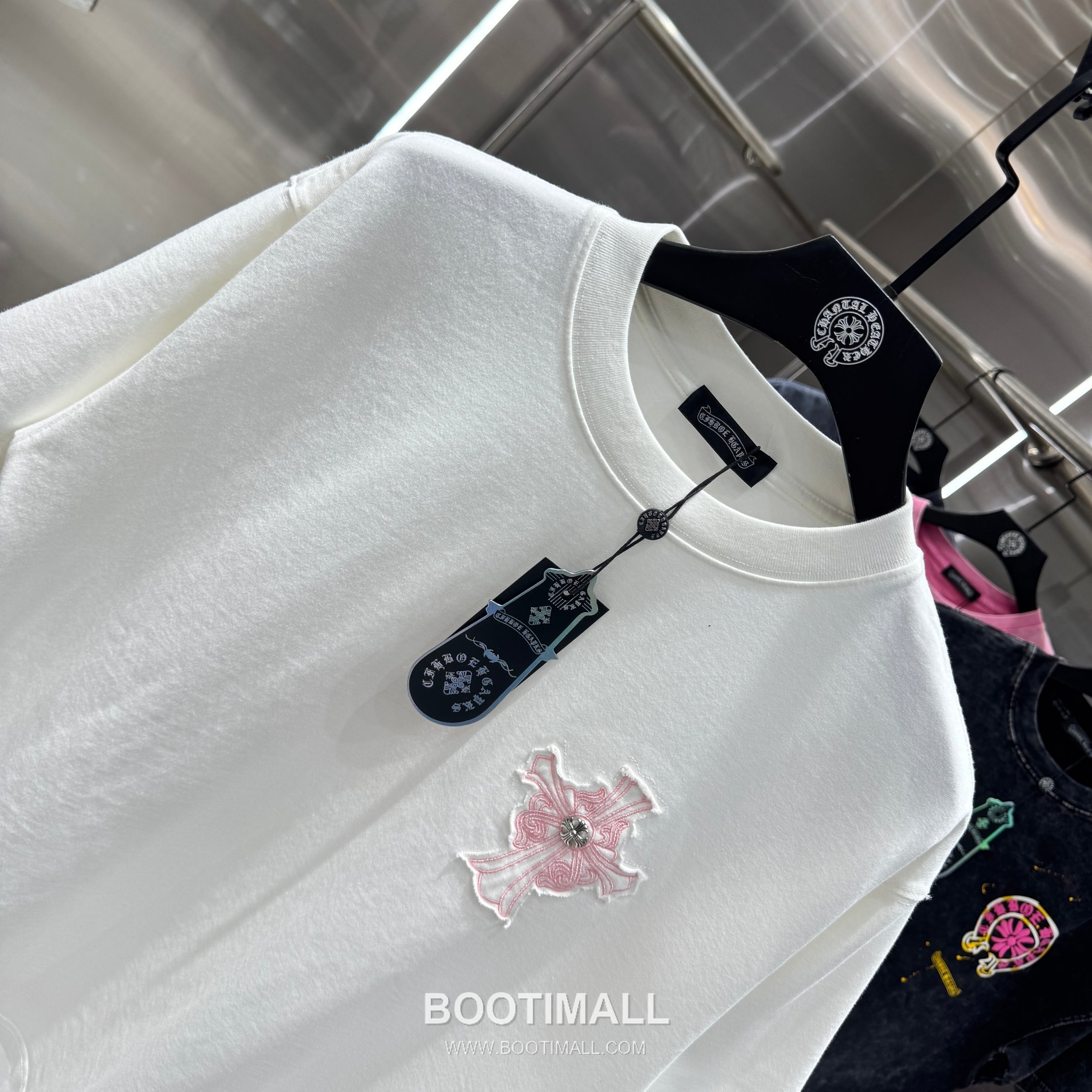 Chrome Hearts Washed Patch Embroidery Tee Black T-Shirt 크롬하츠 워싱 패치 자수 티 블랙 티셔츠 4