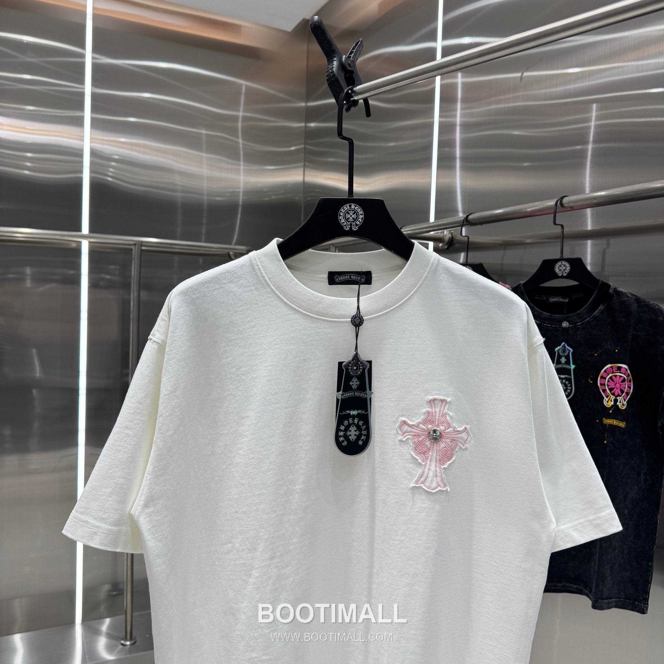 Chrome Hearts Washed Patch Embroidery Tee Black T-Shirt 크롬하츠 워싱 패치 자수 티 블랙 티셔츠 6