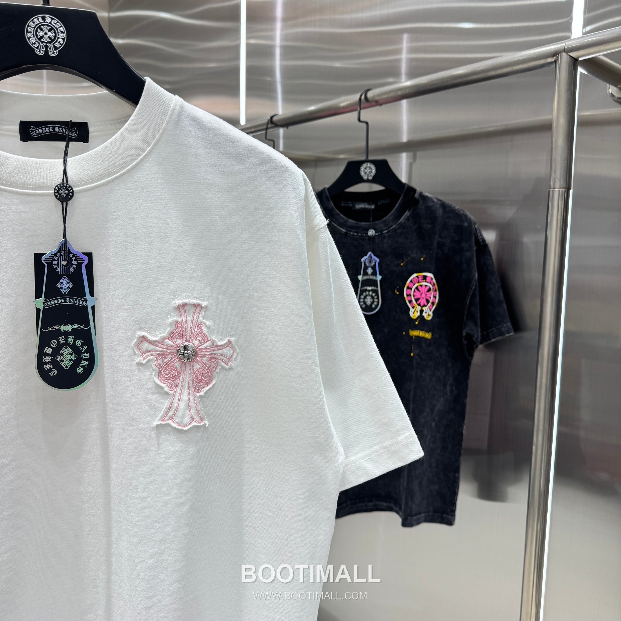 Chrome Hearts Washed Patch Embroidery Tee Black T-Shirt 크롬하츠 워싱 패치 자수 티 블랙 티셔츠 7