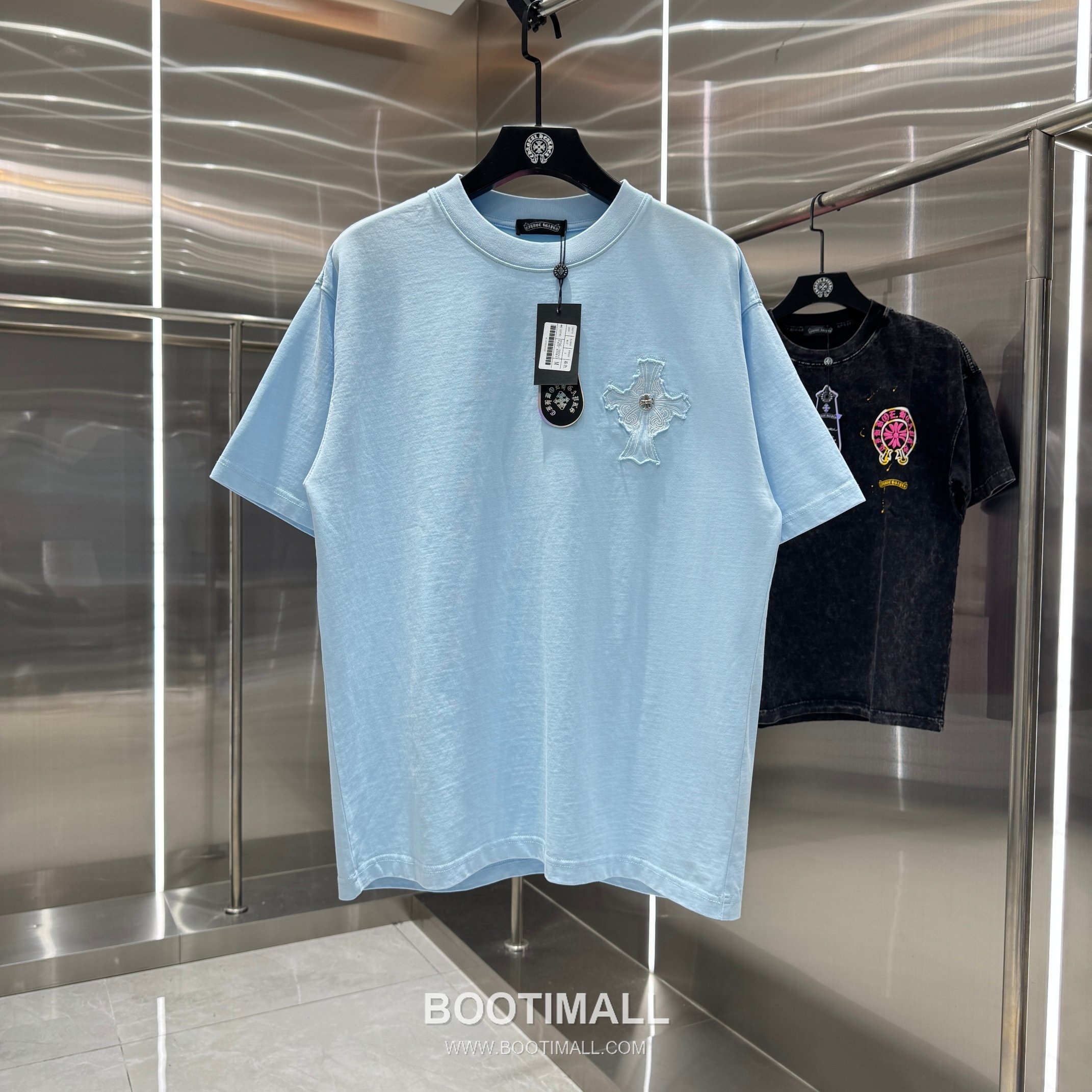 Chrome Hearts Washed Patch Embroidery Tee Black T-Shirt 크롬하츠 워싱 패치 자수 티 블랙 티셔츠 1