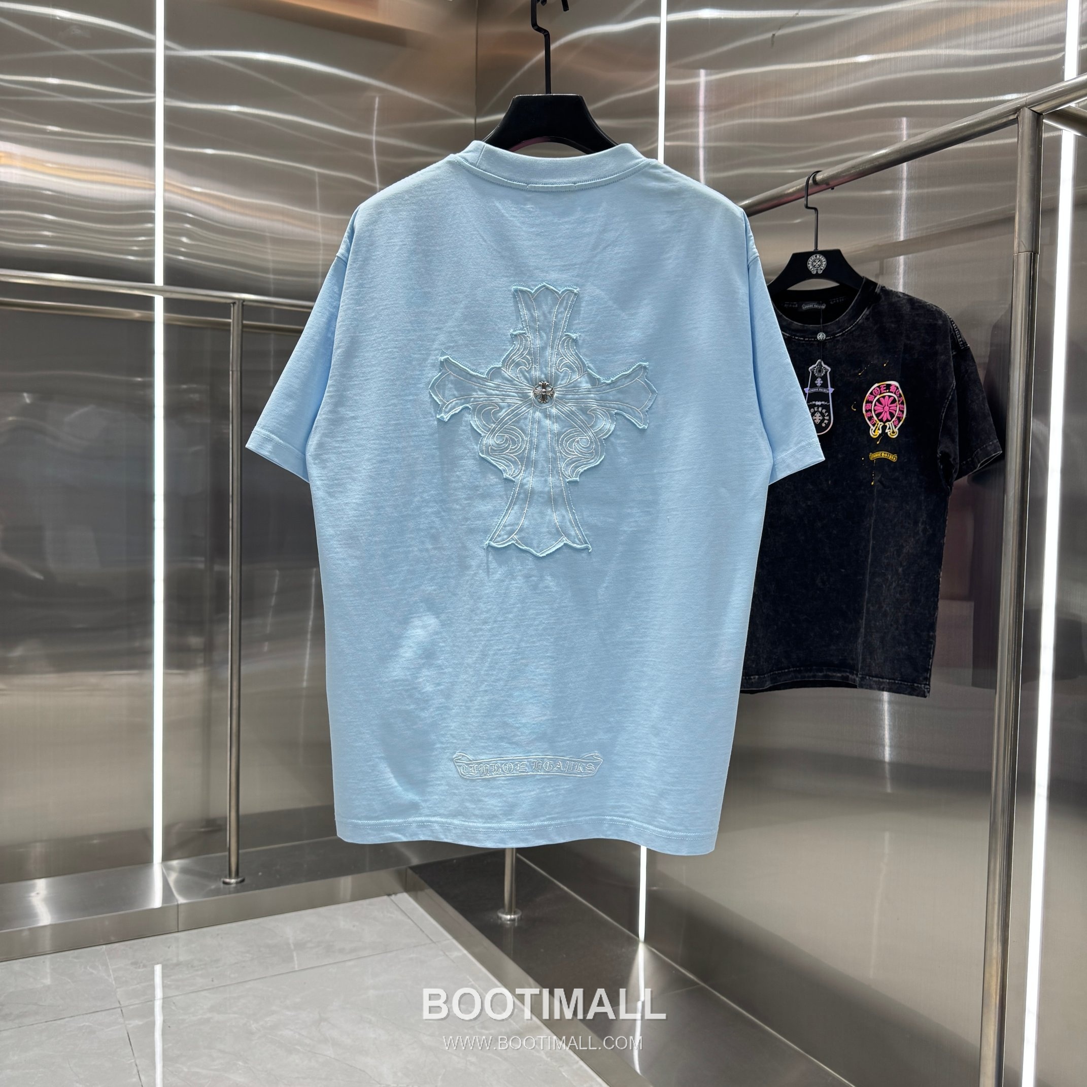 Chrome Hearts Washed Patch Embroidery Tee Black T-Shirt 크롬하츠 워싱 패치 자수 티 블랙 티셔츠 2