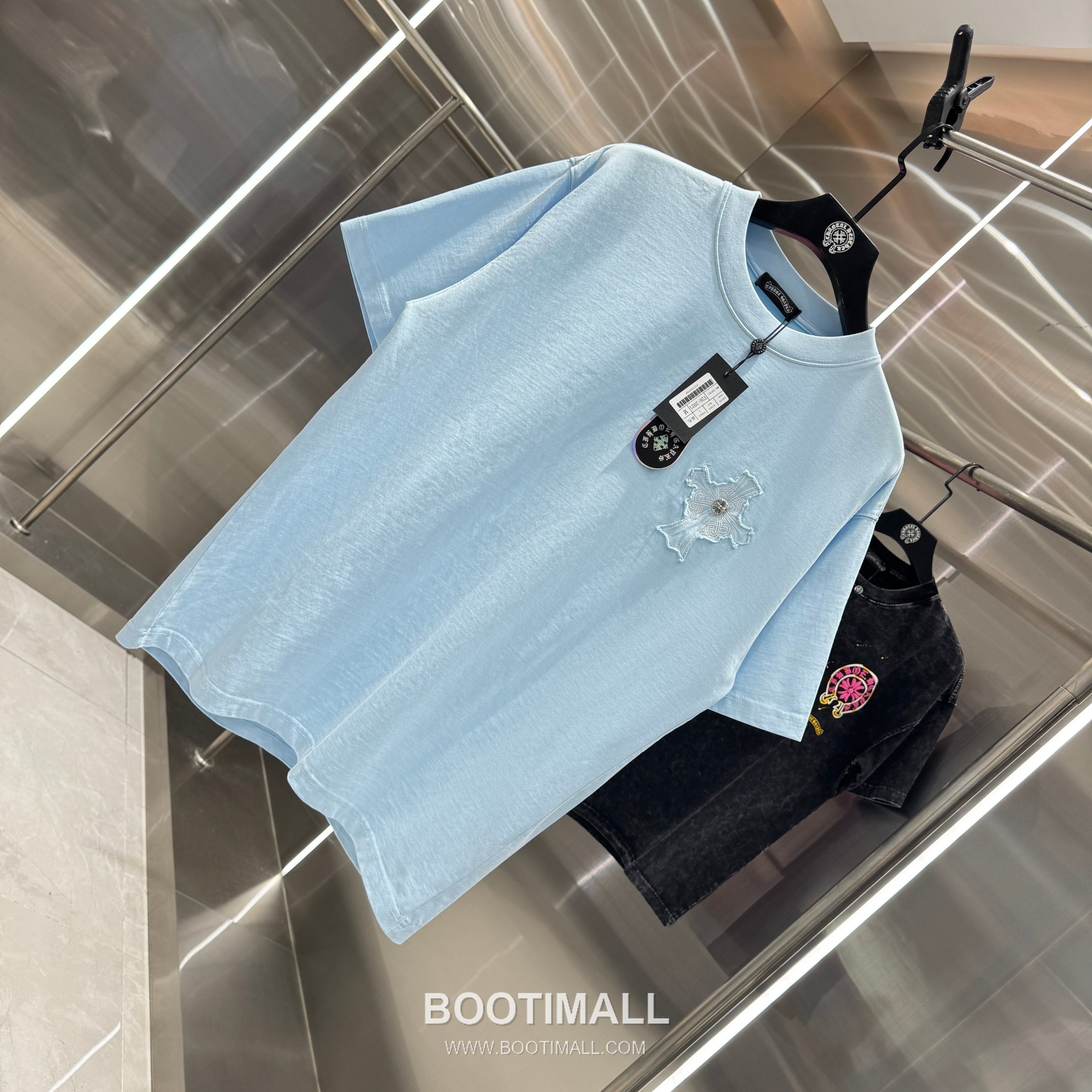 Chrome Hearts Washed Patch Embroidery Tee Black T-Shirt 크롬하츠 워싱 패치 자수 티 블랙 티셔츠 3