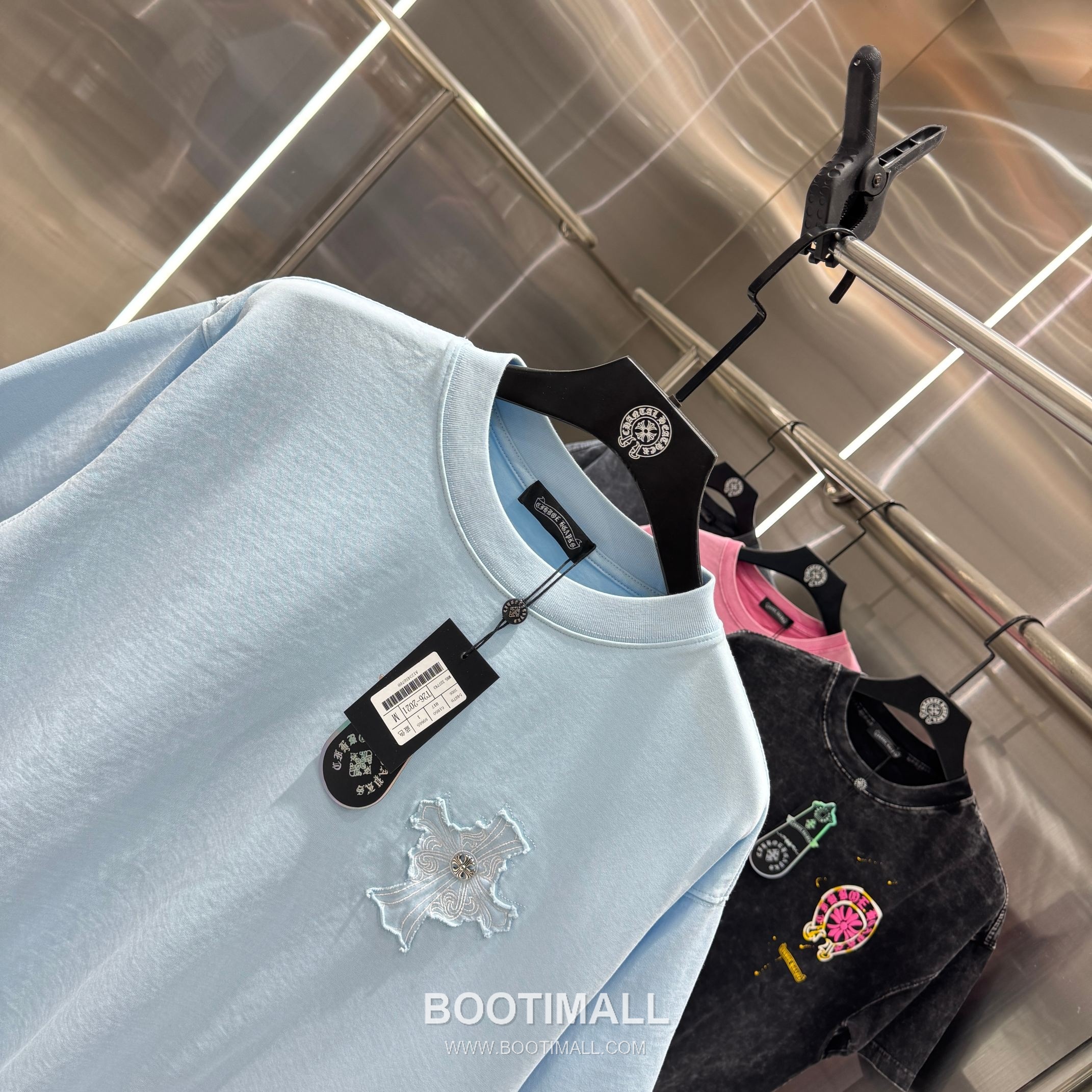 Chrome Hearts Washed Patch Embroidery Tee Black T-Shirt 크롬하츠 워싱 패치 자수 티 블랙 티셔츠 4