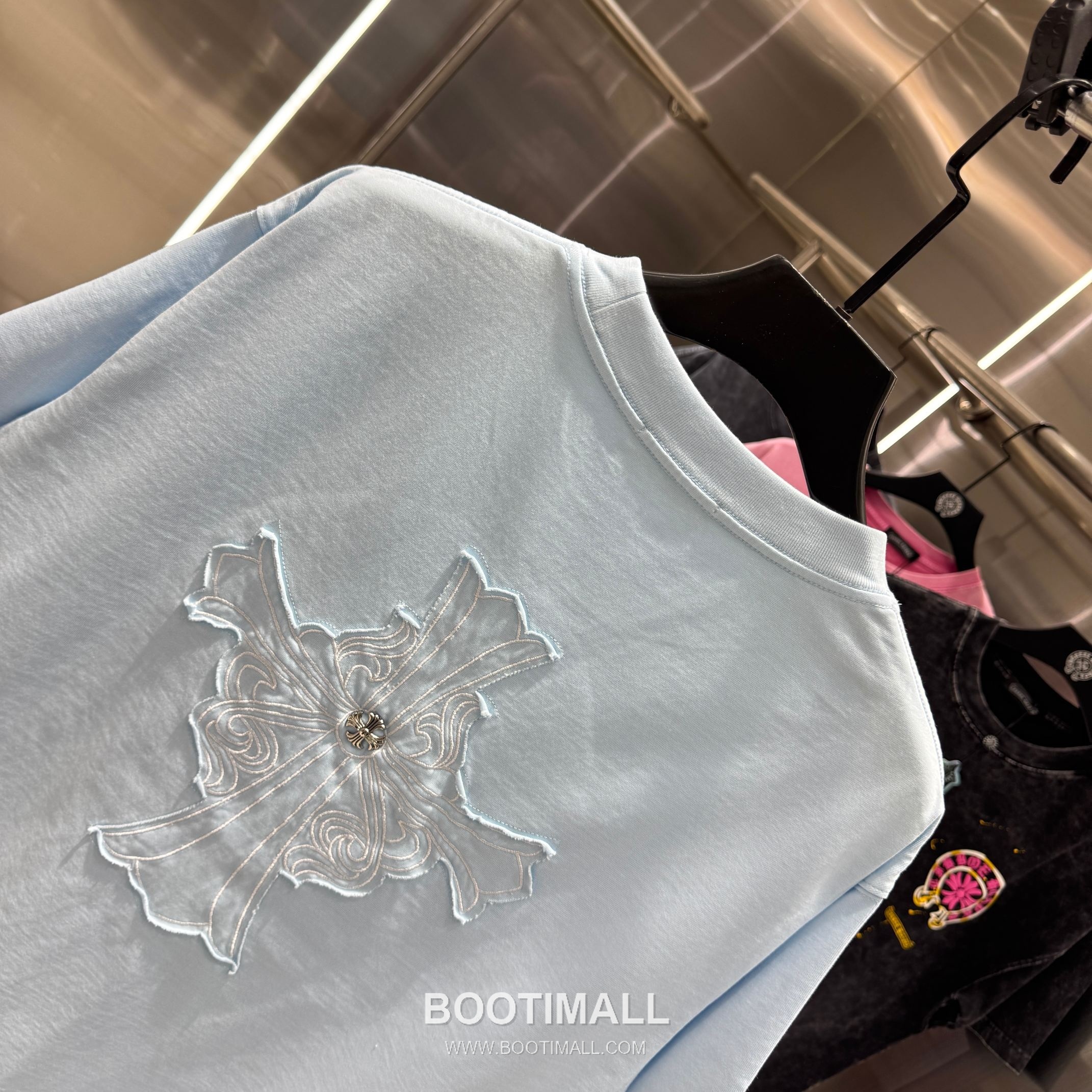 Chrome Hearts Washed Patch Embroidery Tee Black T-Shirt 크롬하츠 워싱 패치 자수 티 블랙 티셔츠 5