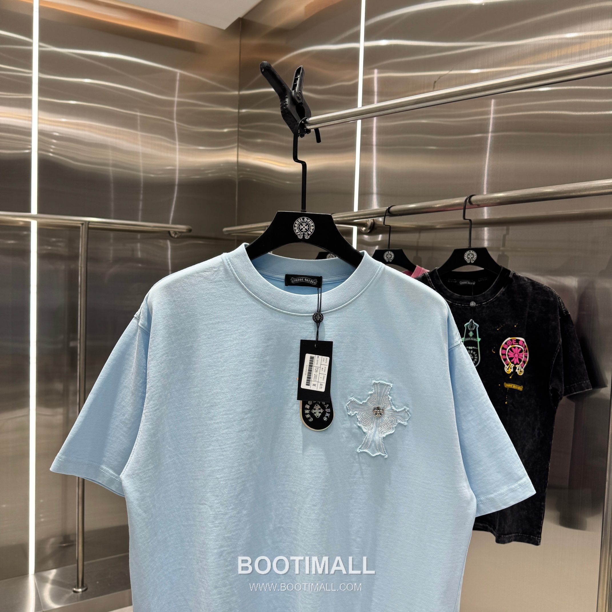 Chrome Hearts Washed Patch Embroidery Tee Black T-Shirt 크롬하츠 워싱 패치 자수 티 블랙 티셔츠 6