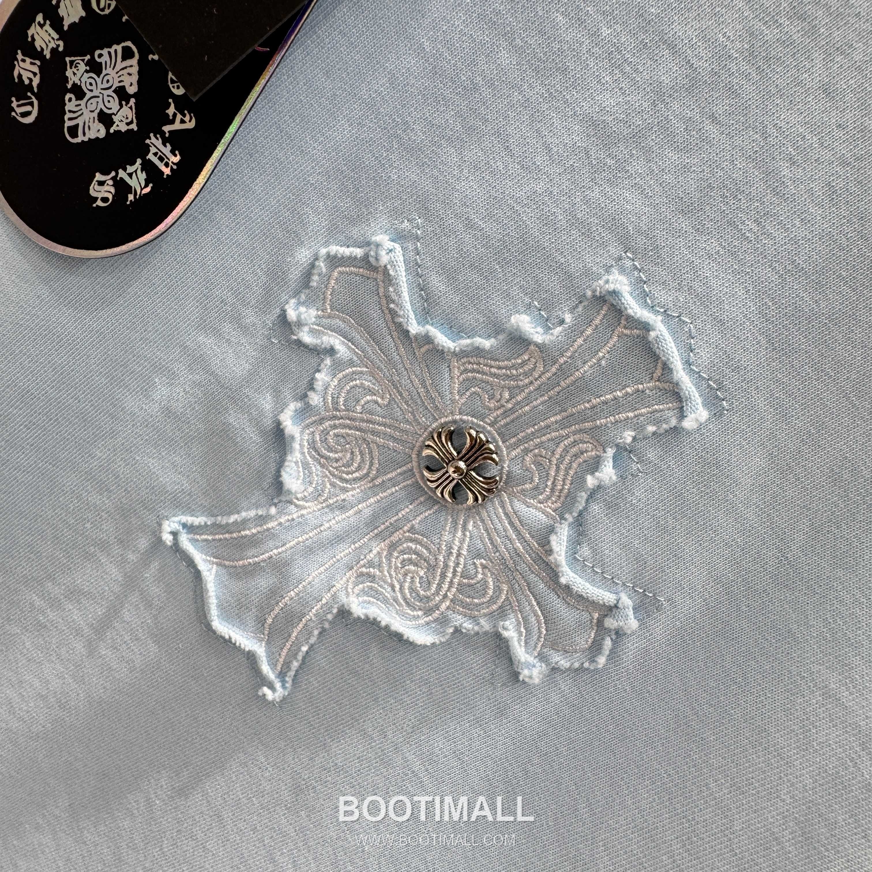 Chrome Hearts Washed Patch Embroidery Tee Black T-Shirt 크롬하츠 워싱 패치 자수 티 블랙 티셔츠 8