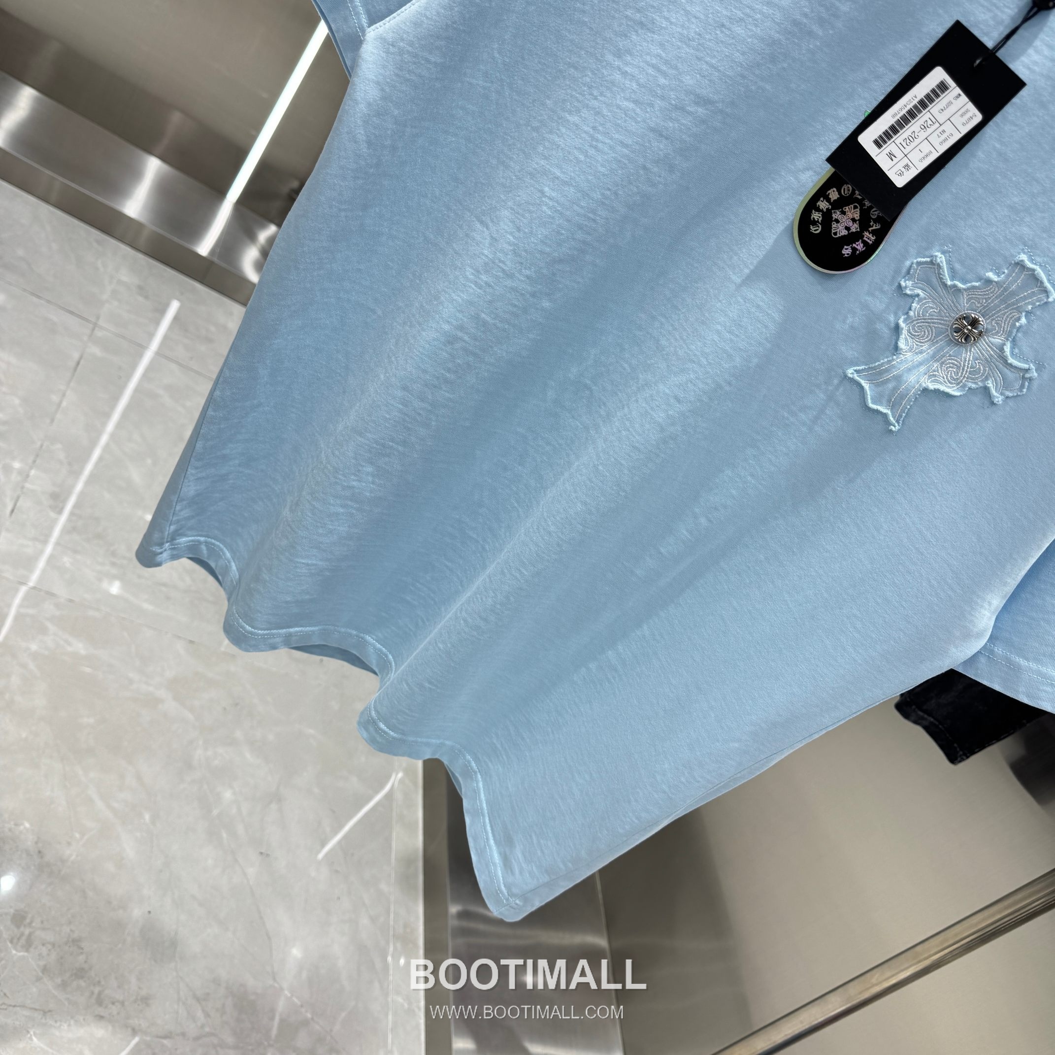 Chrome Hearts Washed Patch Embroidery Tee Black T-Shirt 크롬하츠 워싱 패치 자수 티 블랙 티셔츠 9