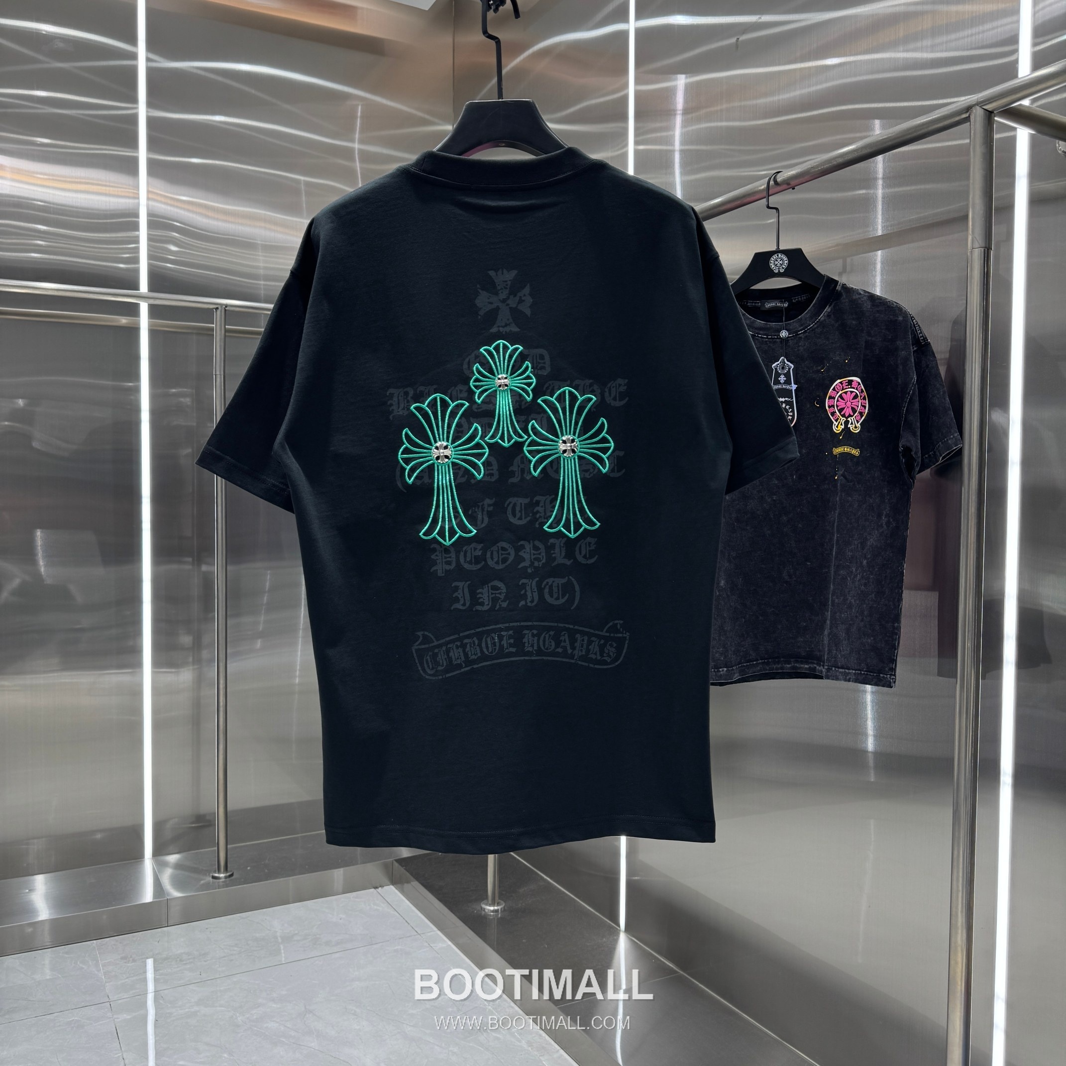 Chrome Hearts Vintage Print Embroidered Black T-Shirt 크롬하츠 빈티지 프린트 자수 블랙 티셔츠 2