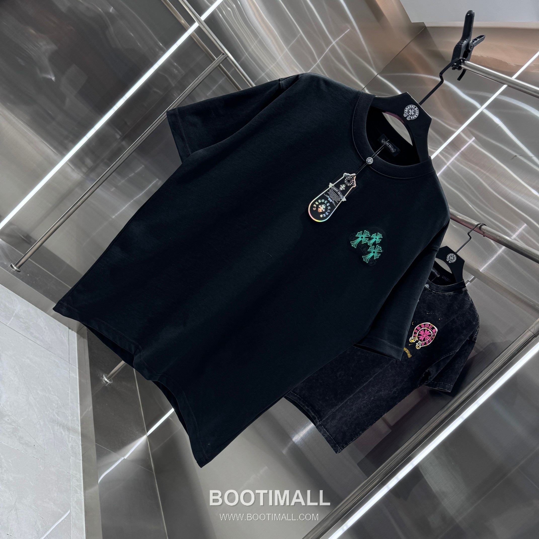 Chrome Hearts Vintage Print Embroidered Black T-Shirt 크롬하츠 빈티지 프린트 자수 블랙 티셔츠 3