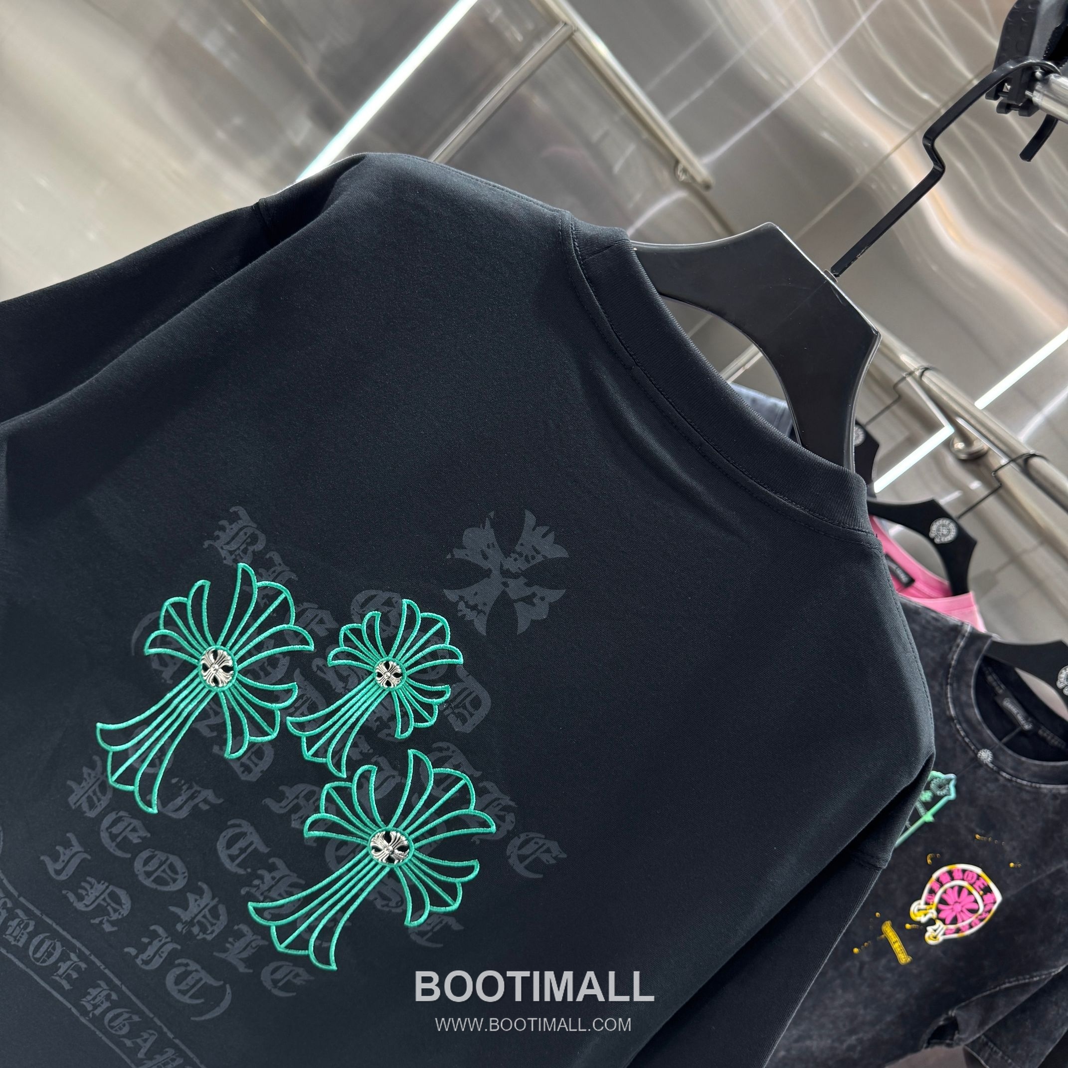 Chrome Hearts Vintage Print Embroidered Black T-Shirt 크롬하츠 빈티지 프린트 자수 블랙 티셔츠 5