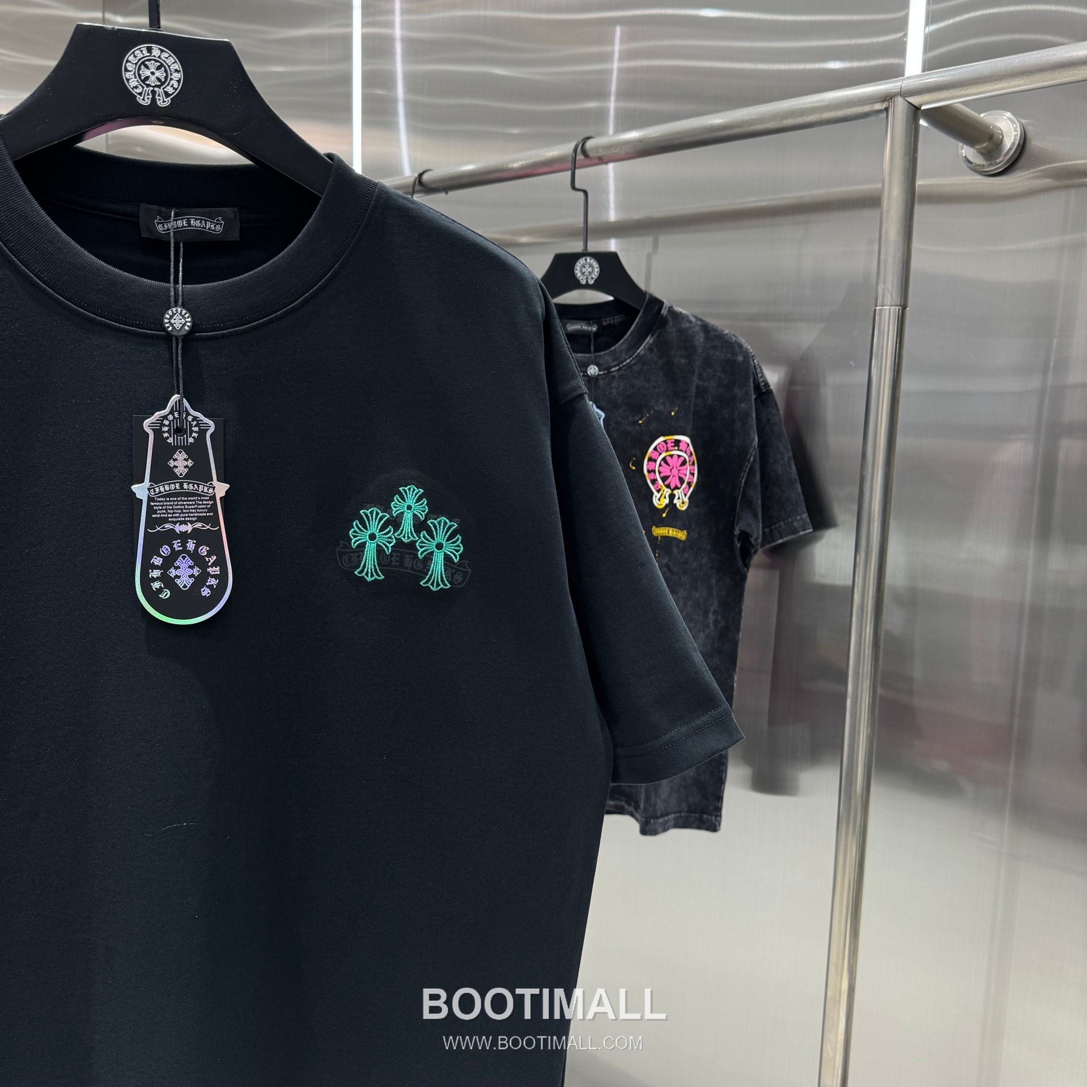 Chrome Hearts Vintage Print Embroidered Black T-Shirt 크롬하츠 빈티지 프린트 자수 블랙 티셔츠 7