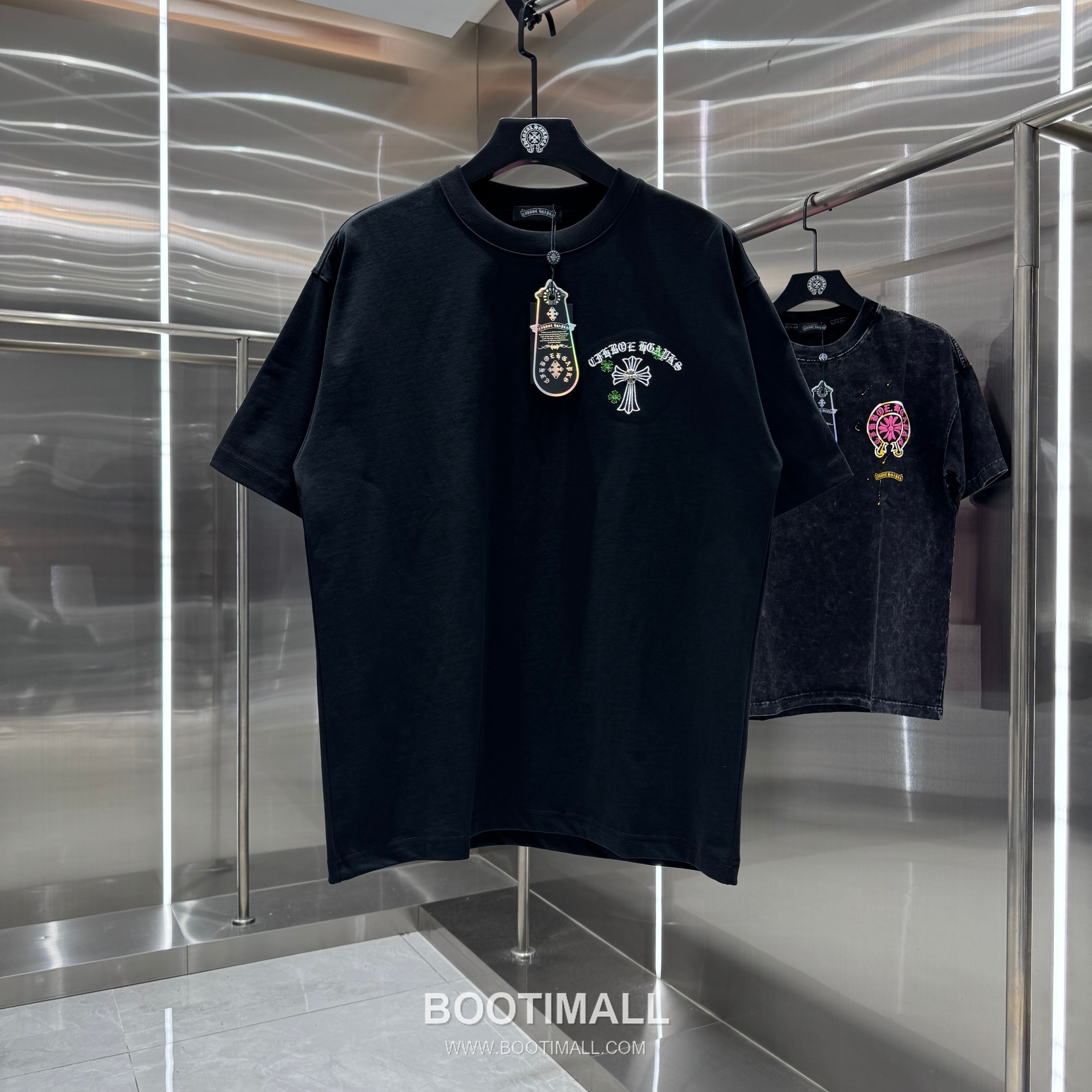 Chrome Hearts Ten-Thousand Stitch Embroidery Tee Black T-Shirt 크롬하츠 만침 자수 티 블랙 티셔츠 1