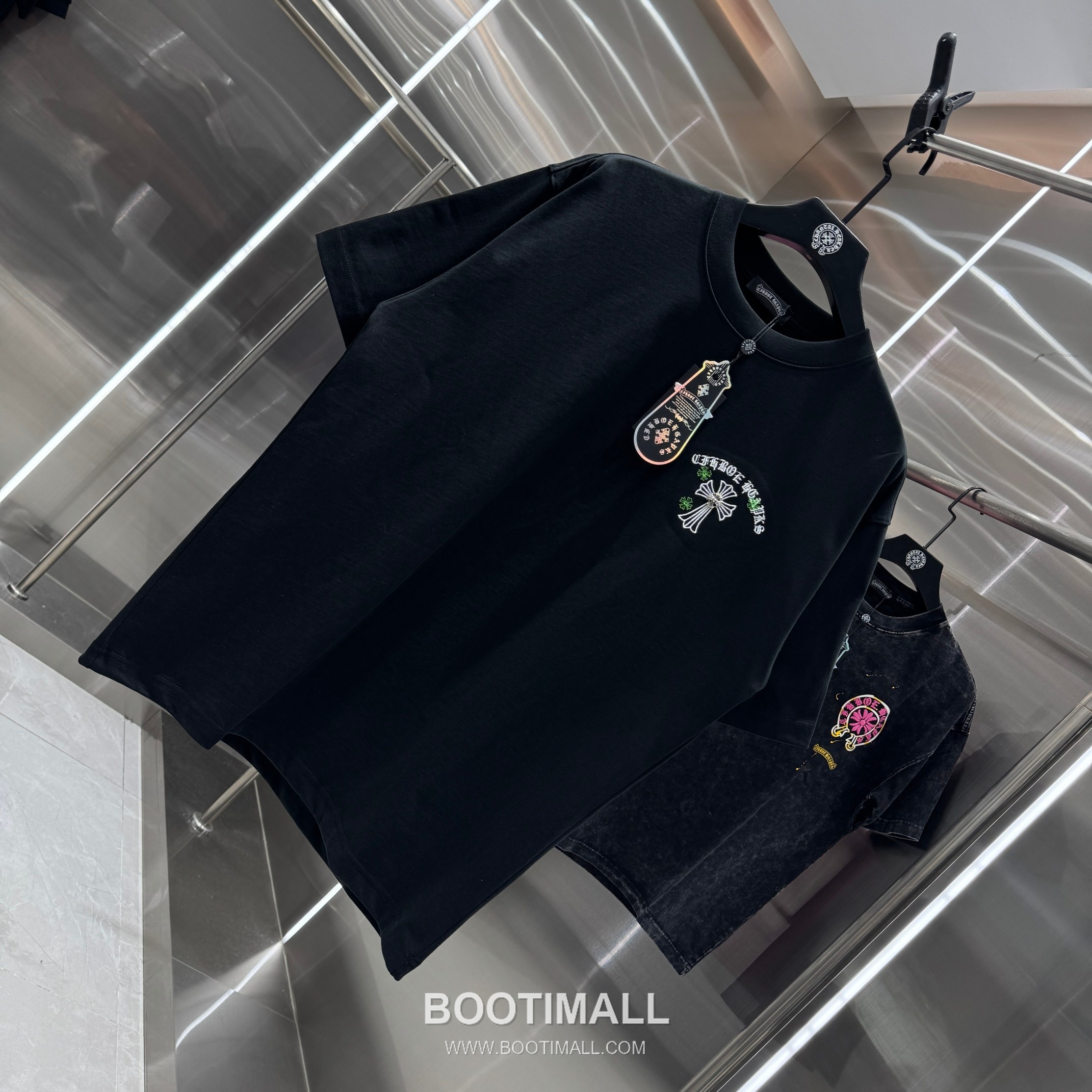 Chrome Hearts Ten-Thousand Stitch Embroidery Tee Black T-Shirt 크롬하츠 만침 자수 티 블랙 티셔츠 3