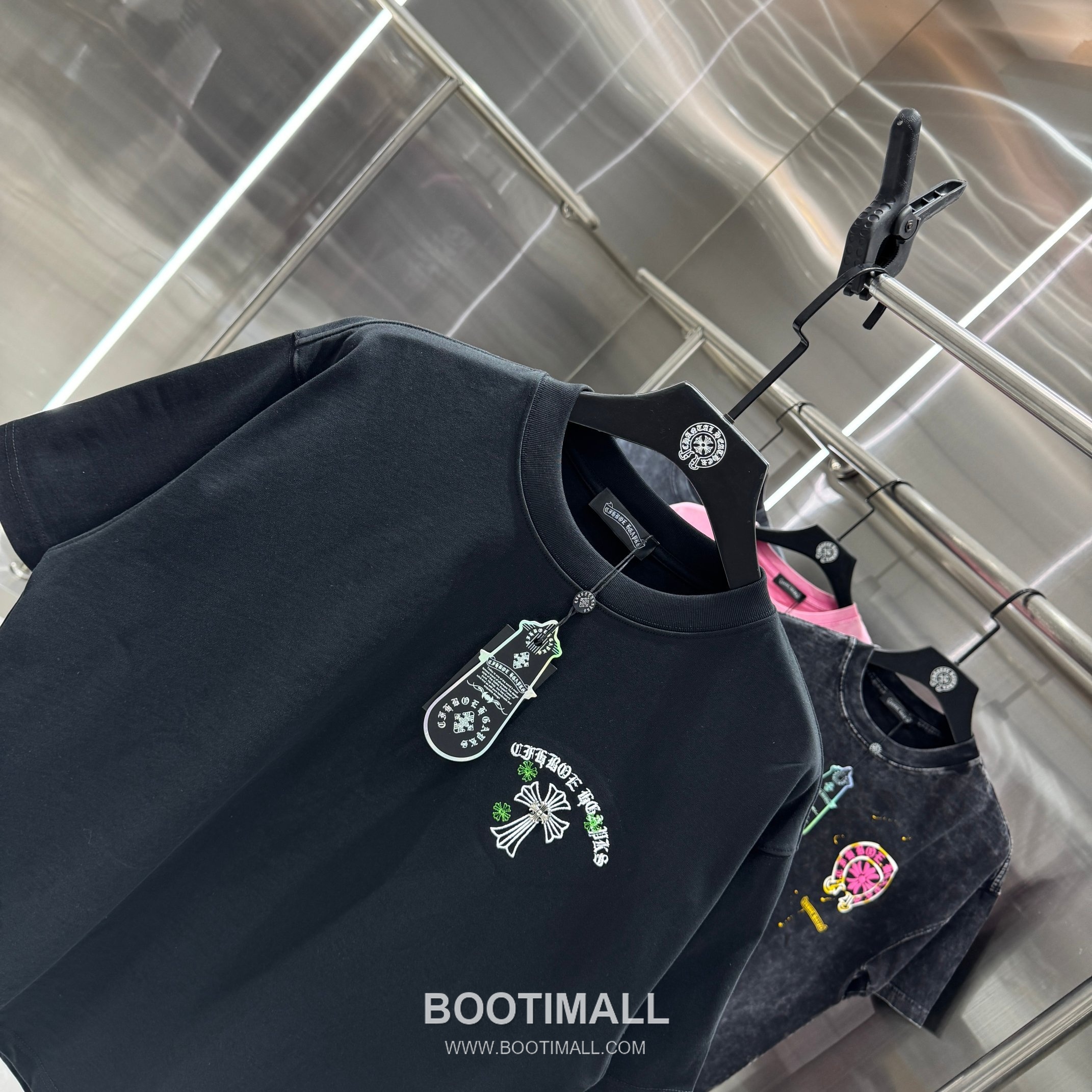 Chrome Hearts Ten-Thousand Stitch Embroidery Tee Black T-Shirt 크롬하츠 만침 자수 티 블랙 티셔츠 4