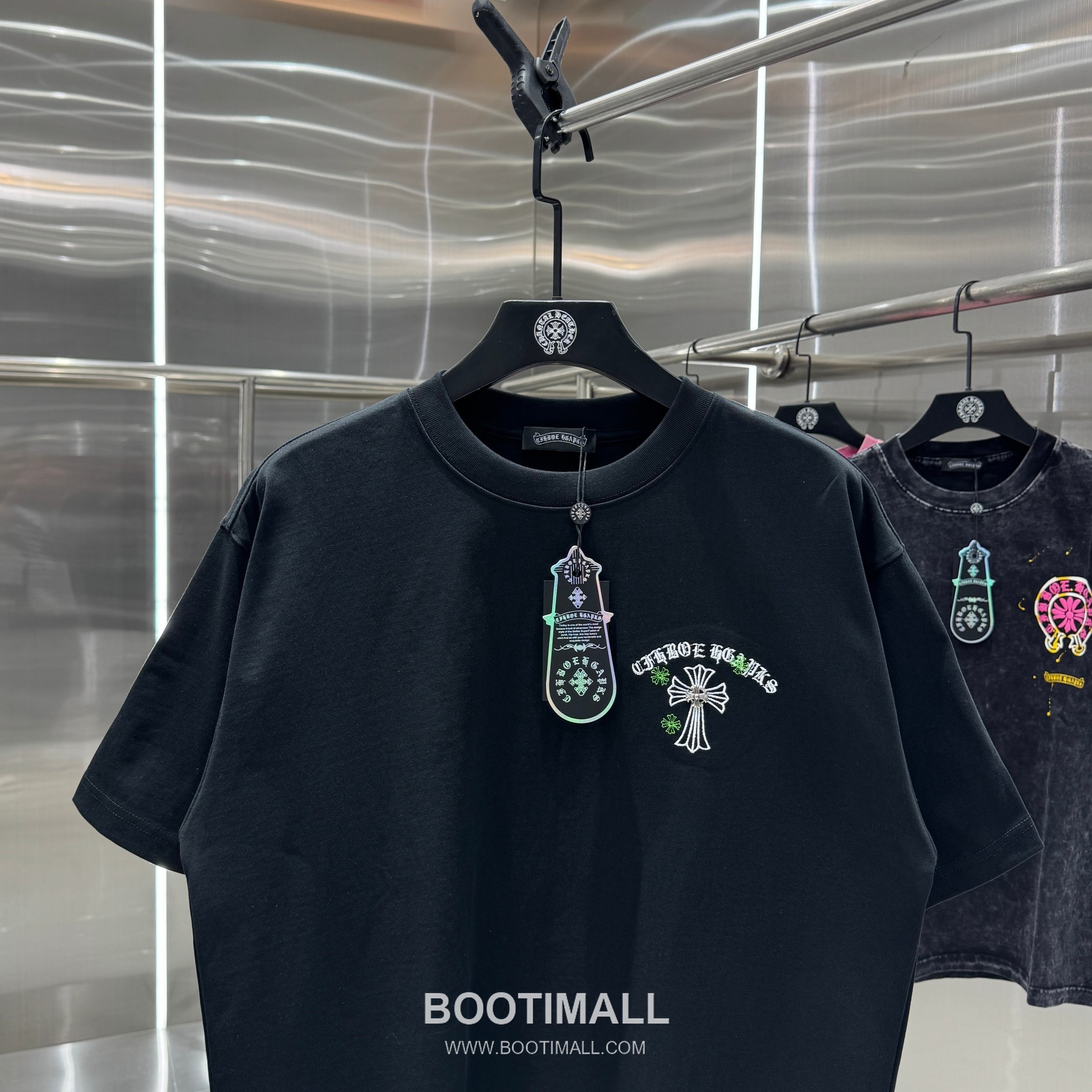 Chrome Hearts Ten-Thousand Stitch Embroidery Tee Black T-Shirt 크롬하츠 만침 자수 티 블랙 티셔츠 6